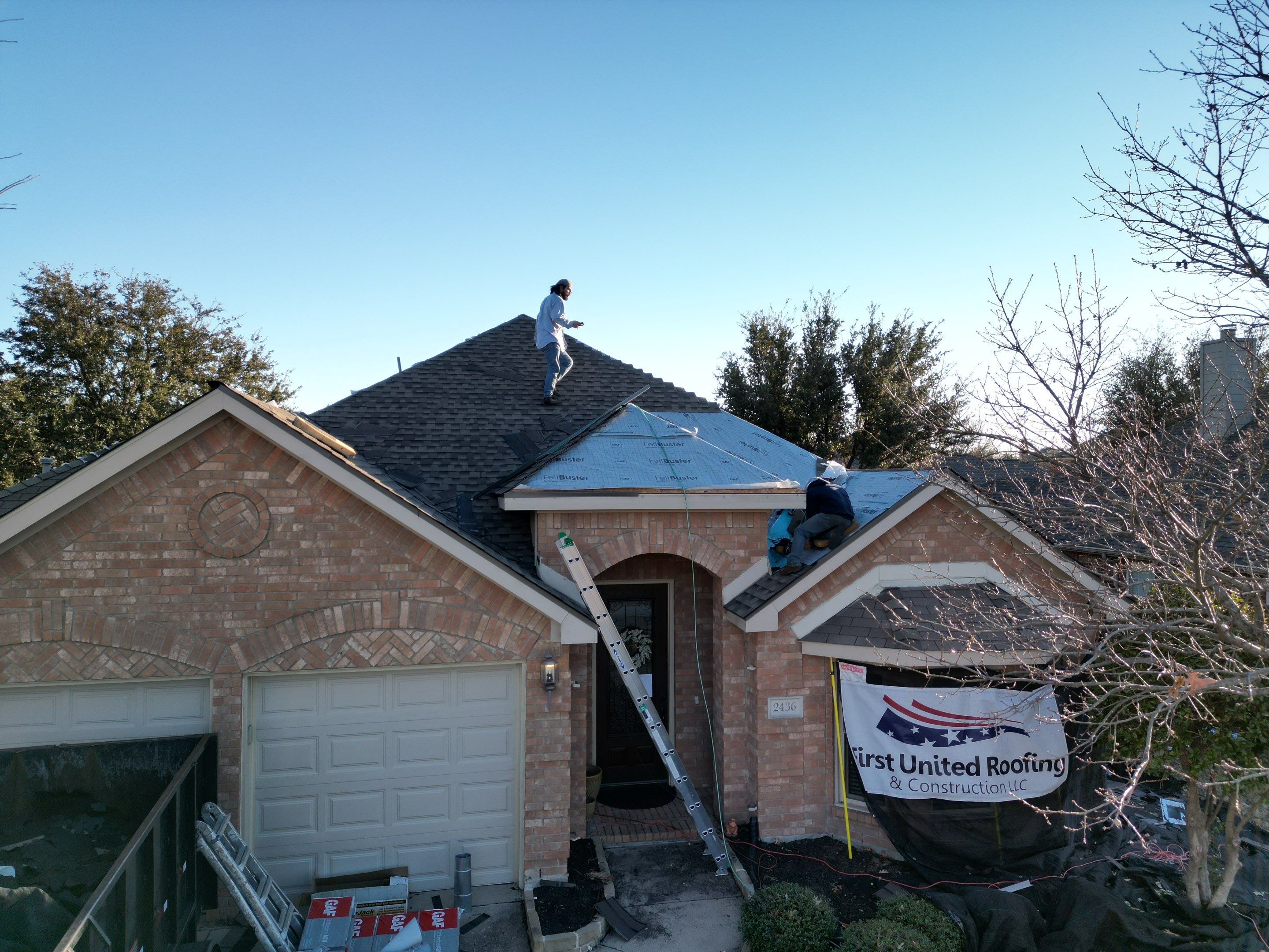 Roof Replacement for an awesome client! by First United Roofing & Construction