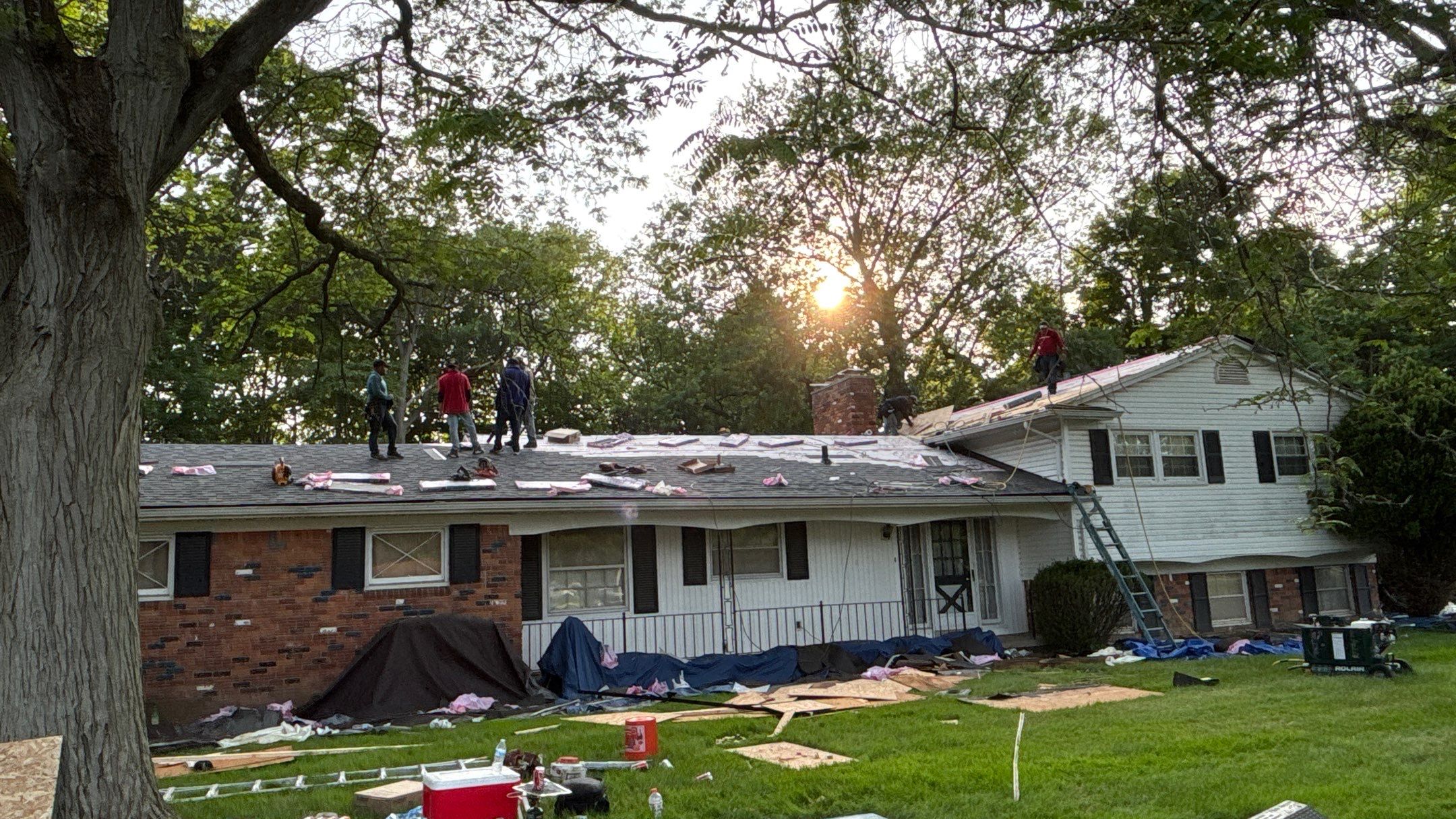 Roof Replacement using Owens Corning Estate Gray by 180 Contractors