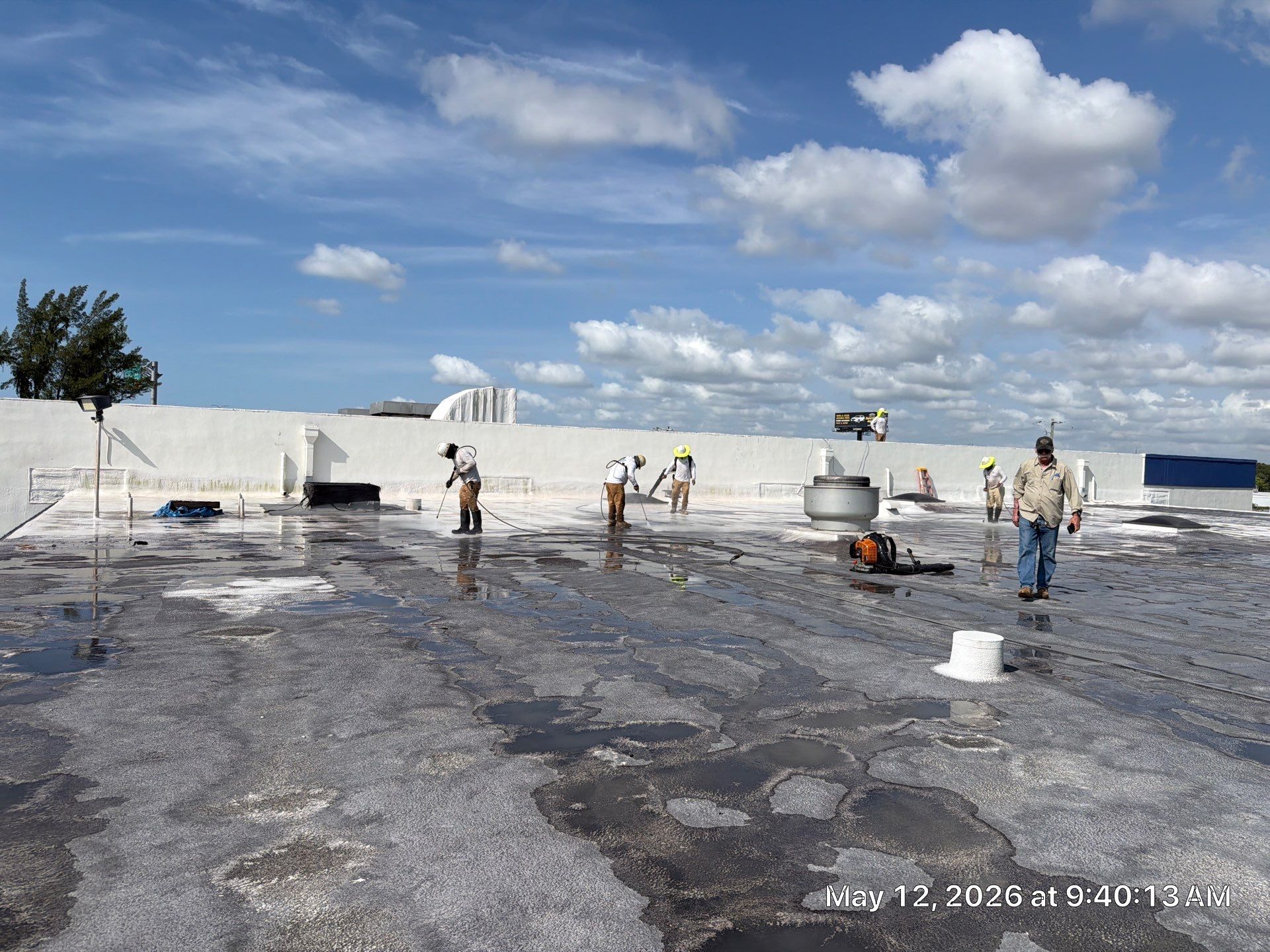 Fort Lauderdale Commercial Roof Restoration and Reflective Coating Installation by Roof King LLC