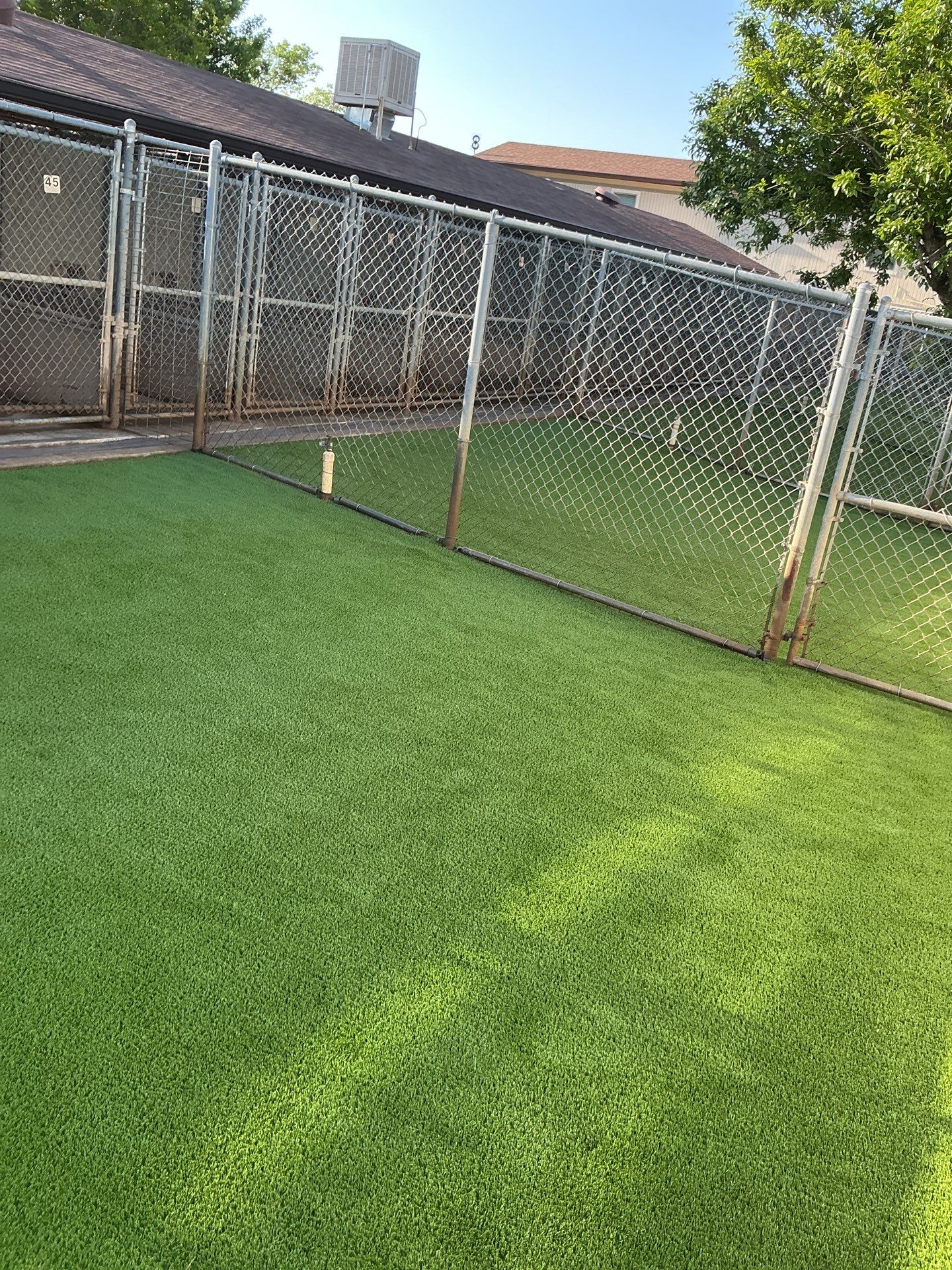 Synthetic Turf Installation using Pet Turf by Turf Concepts