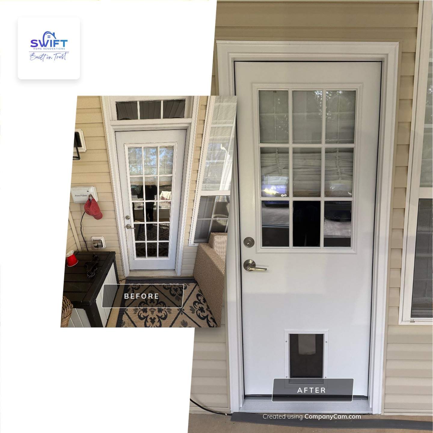 Screened-In Porch Installation in Smyrna by Swift Home Renovations