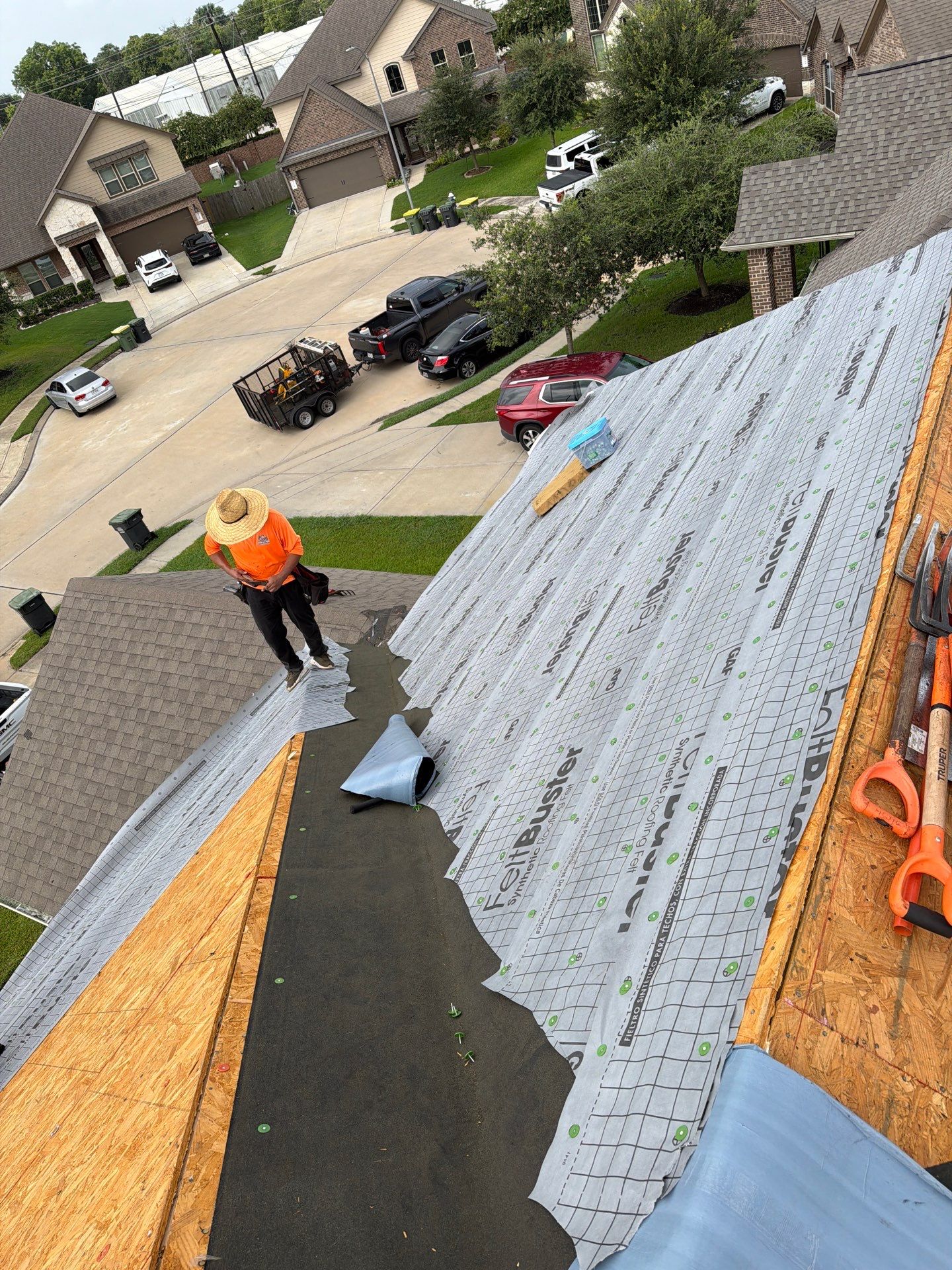 Roof Replacement in Pearland TX by Roof Repair Company