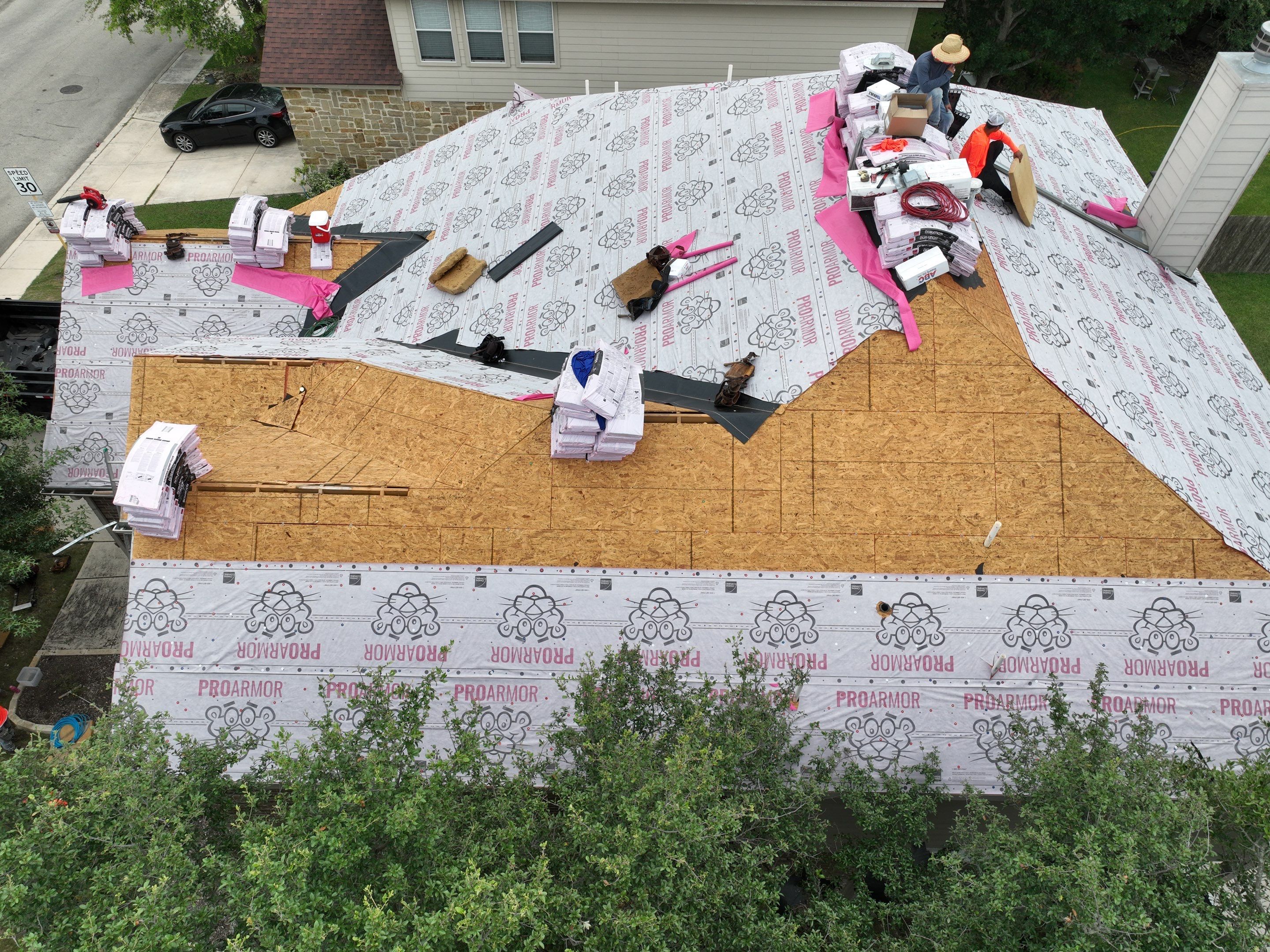 Residential Roof Replacement by Premier Roofing and Contracting