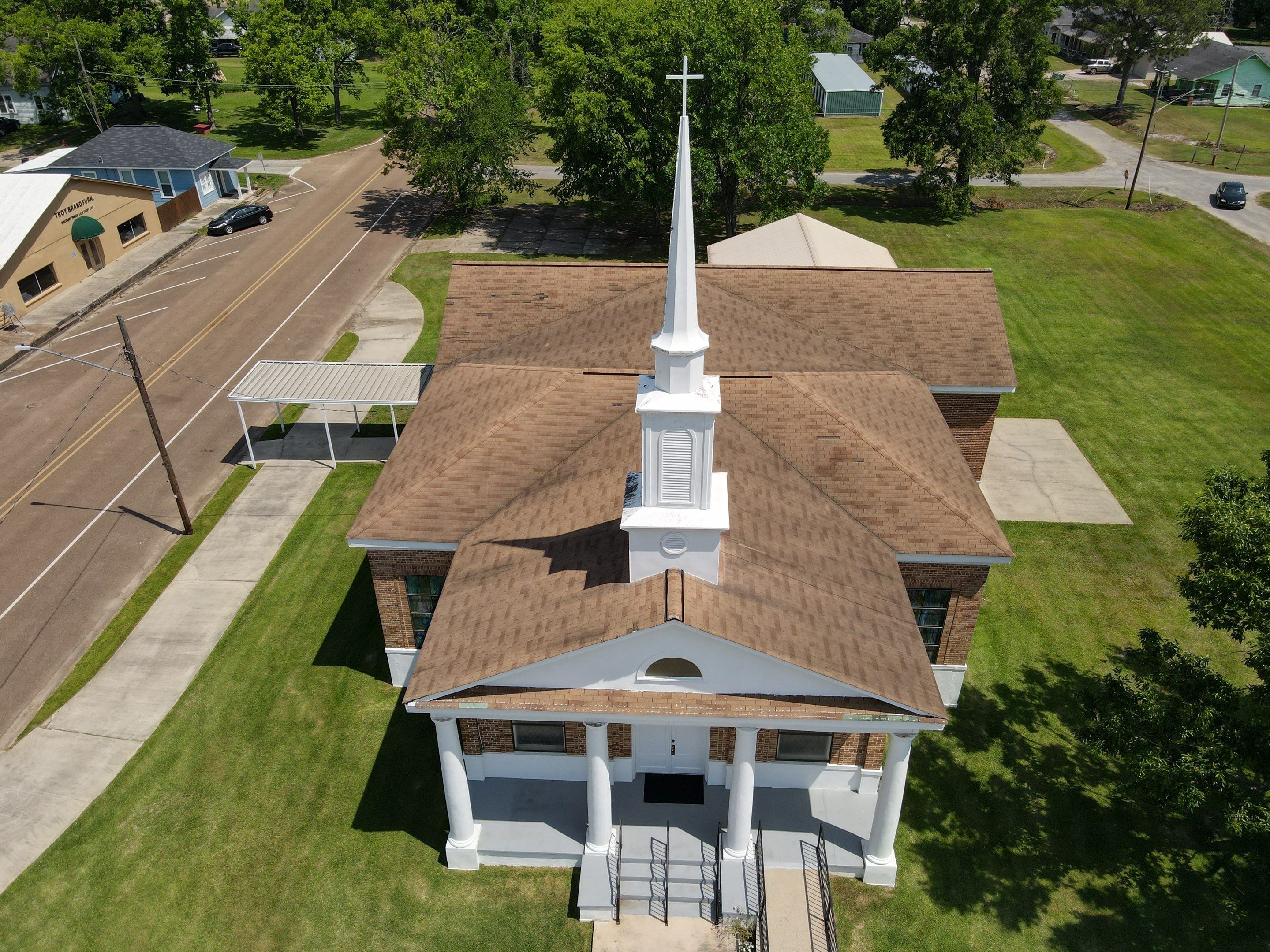 Hickory United Methodist Church by Halo Roofing and Restoration
