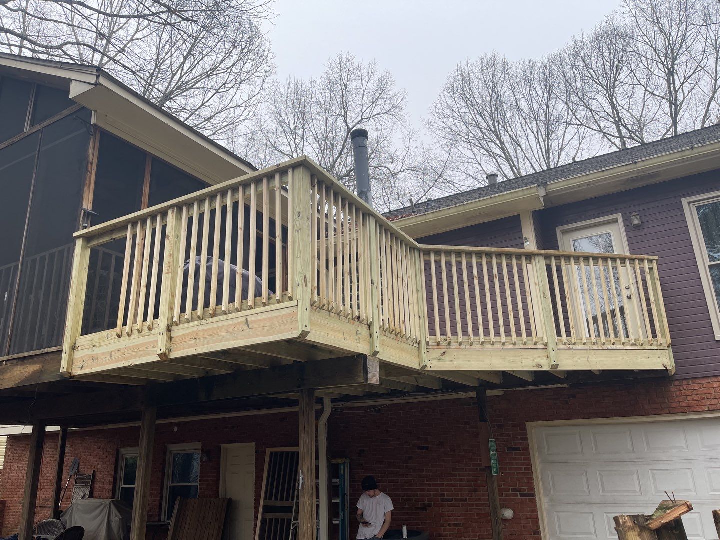 Russet Woods Deck by Pillar and Pine