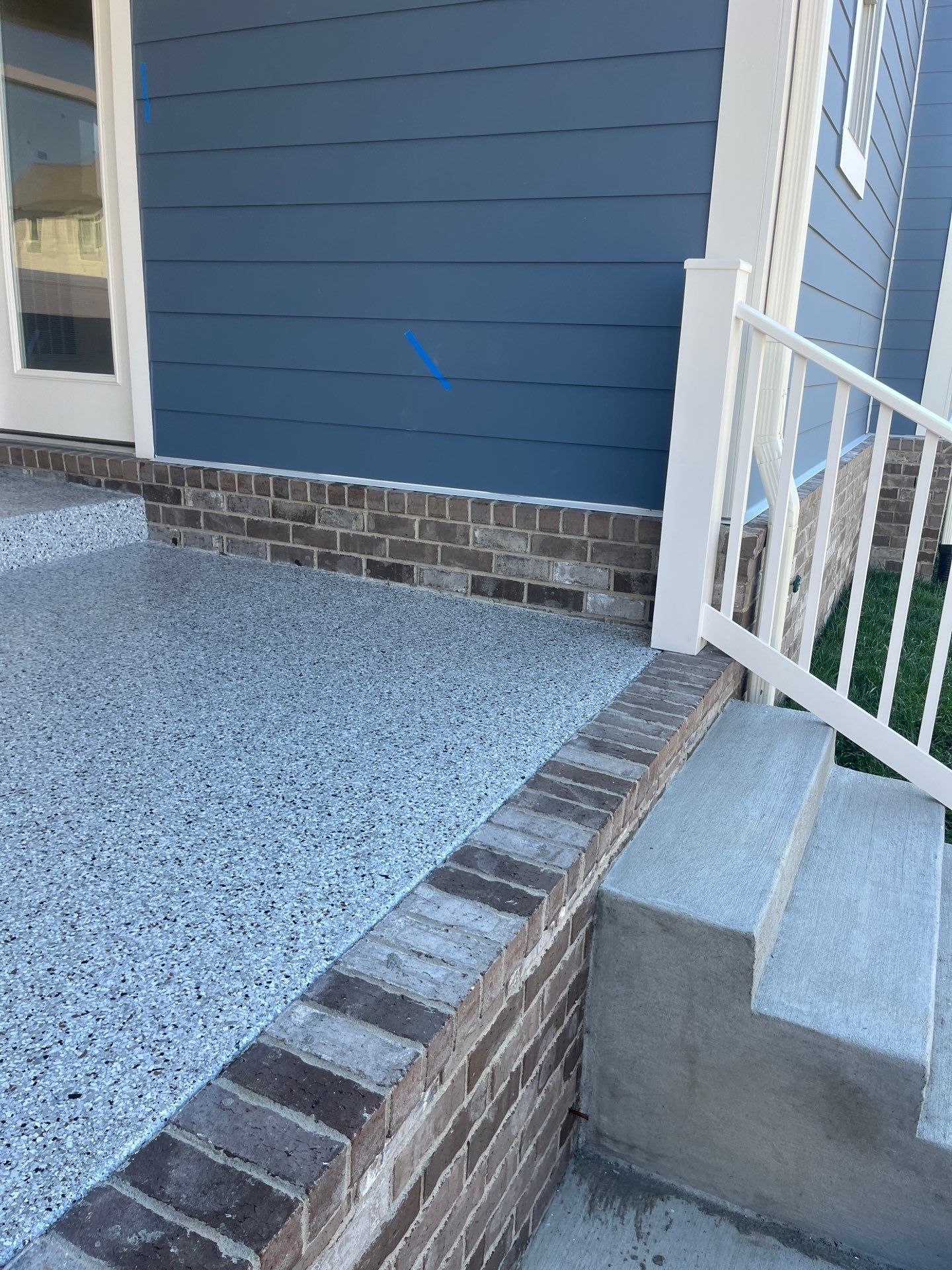 Patio Floor Coating using Coyote by My Garage Floor Guys