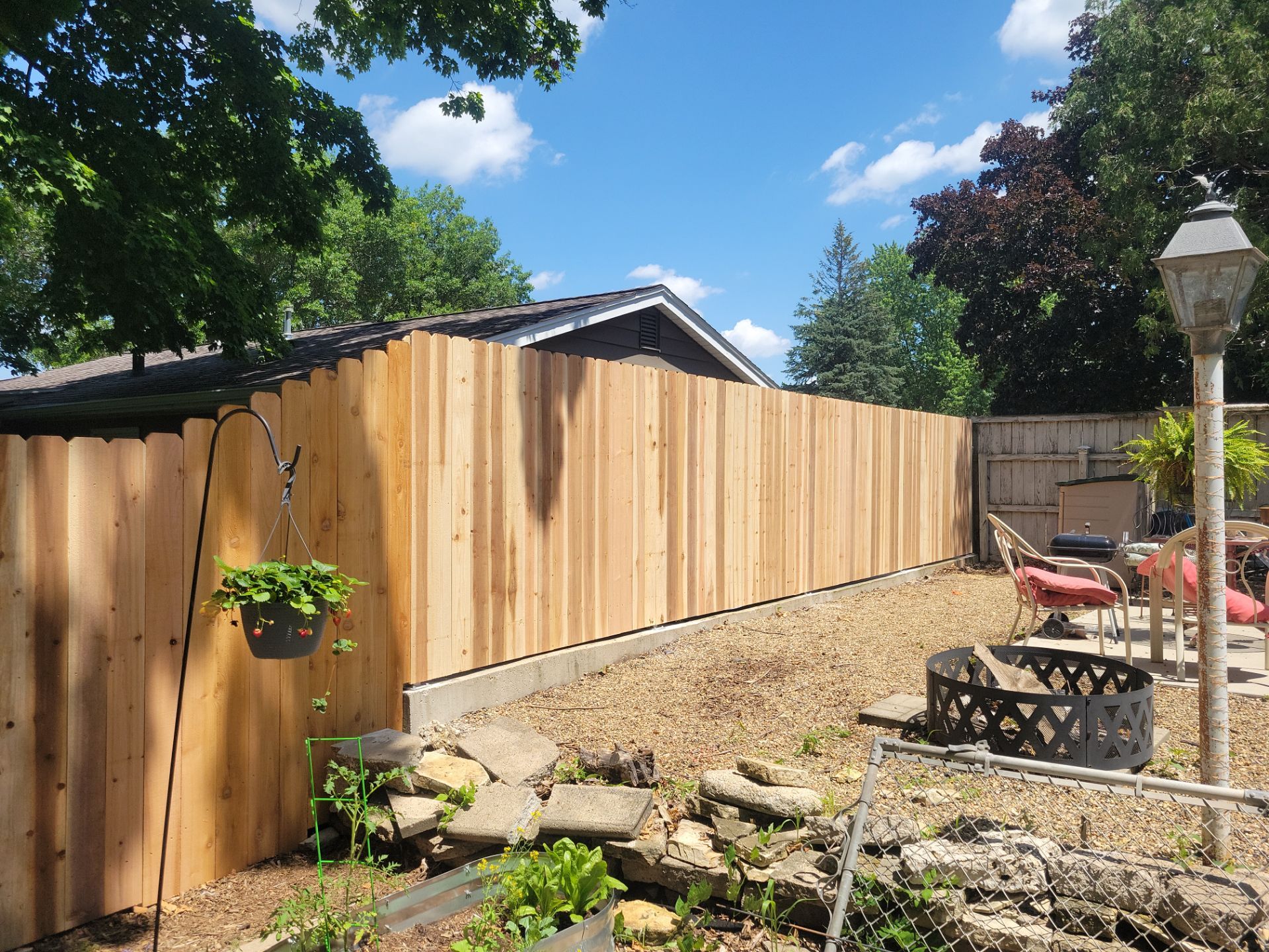 Project in Cedar Falls by Perfect Picket Fence and Stain