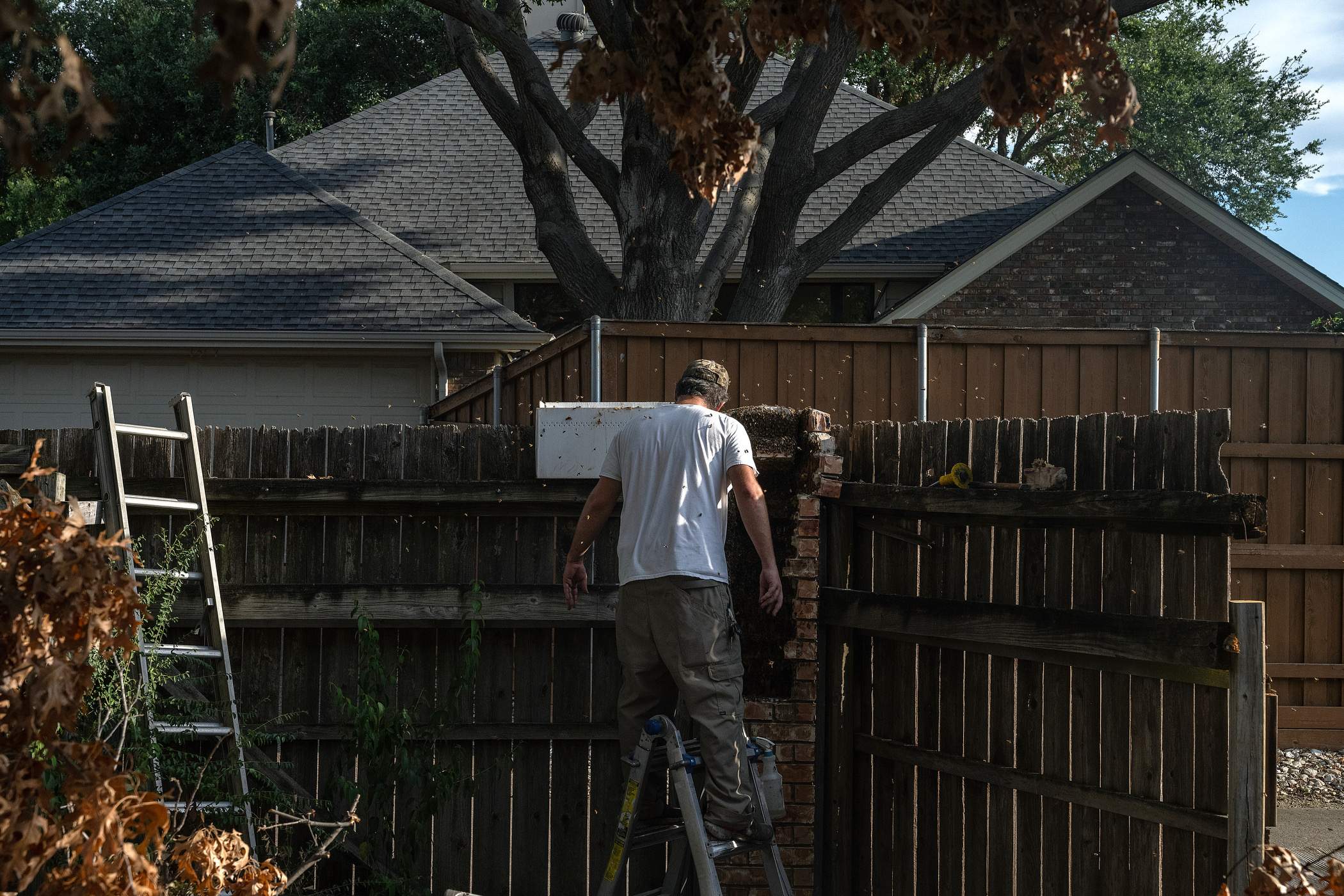 Brick Column by Rockwall Honey Bee Company