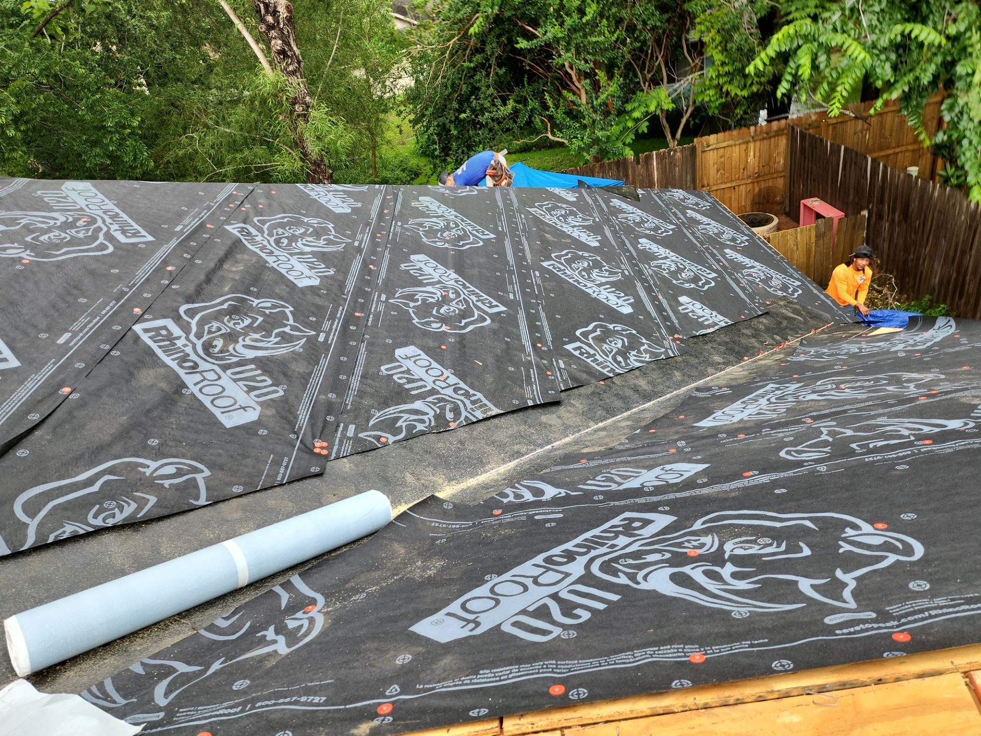 Residential Roofing Installation using Owen's Corning Duration (Lifetime) Shingles by Roof Repair Company