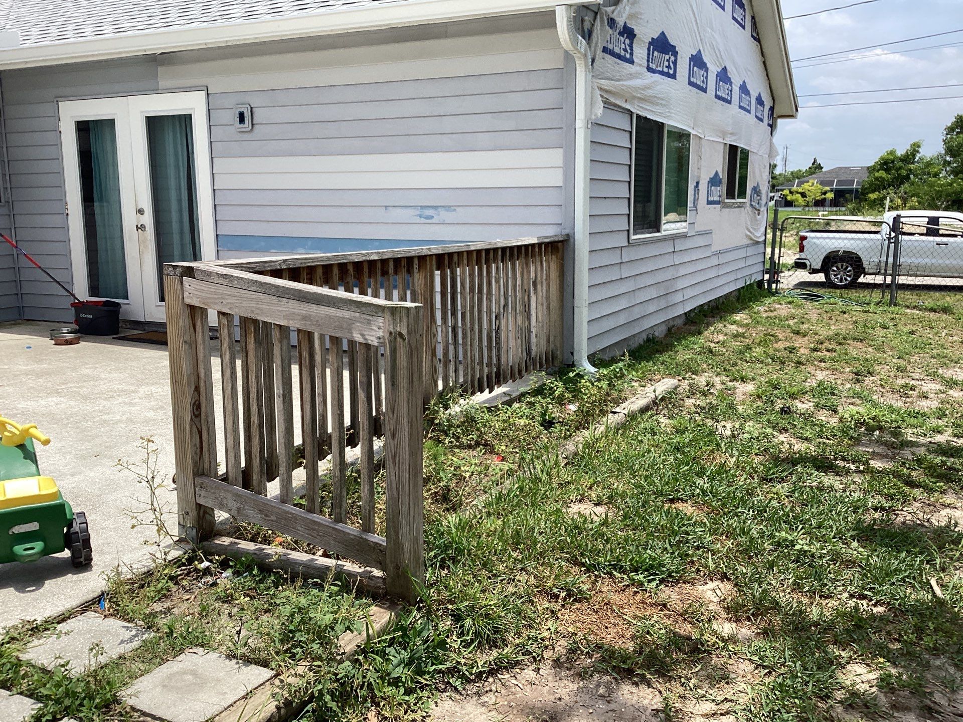 Aluminum Seamless Gutters using Splash Guard in Cape Coral FL by Gutter Professors