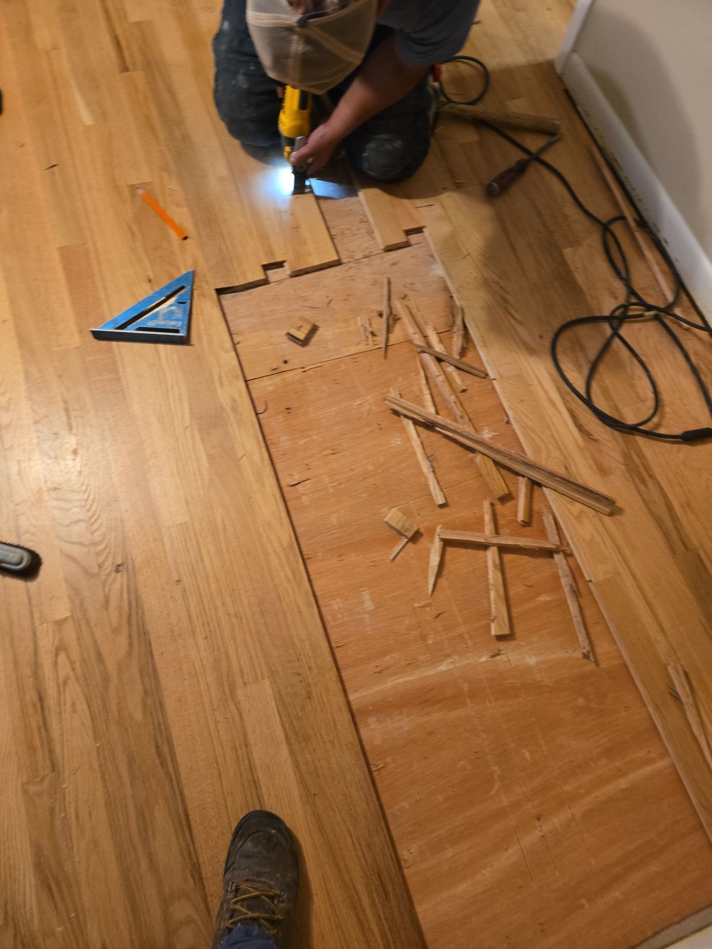 Natural Satin Refinish  by Footprints Floors of Nashville