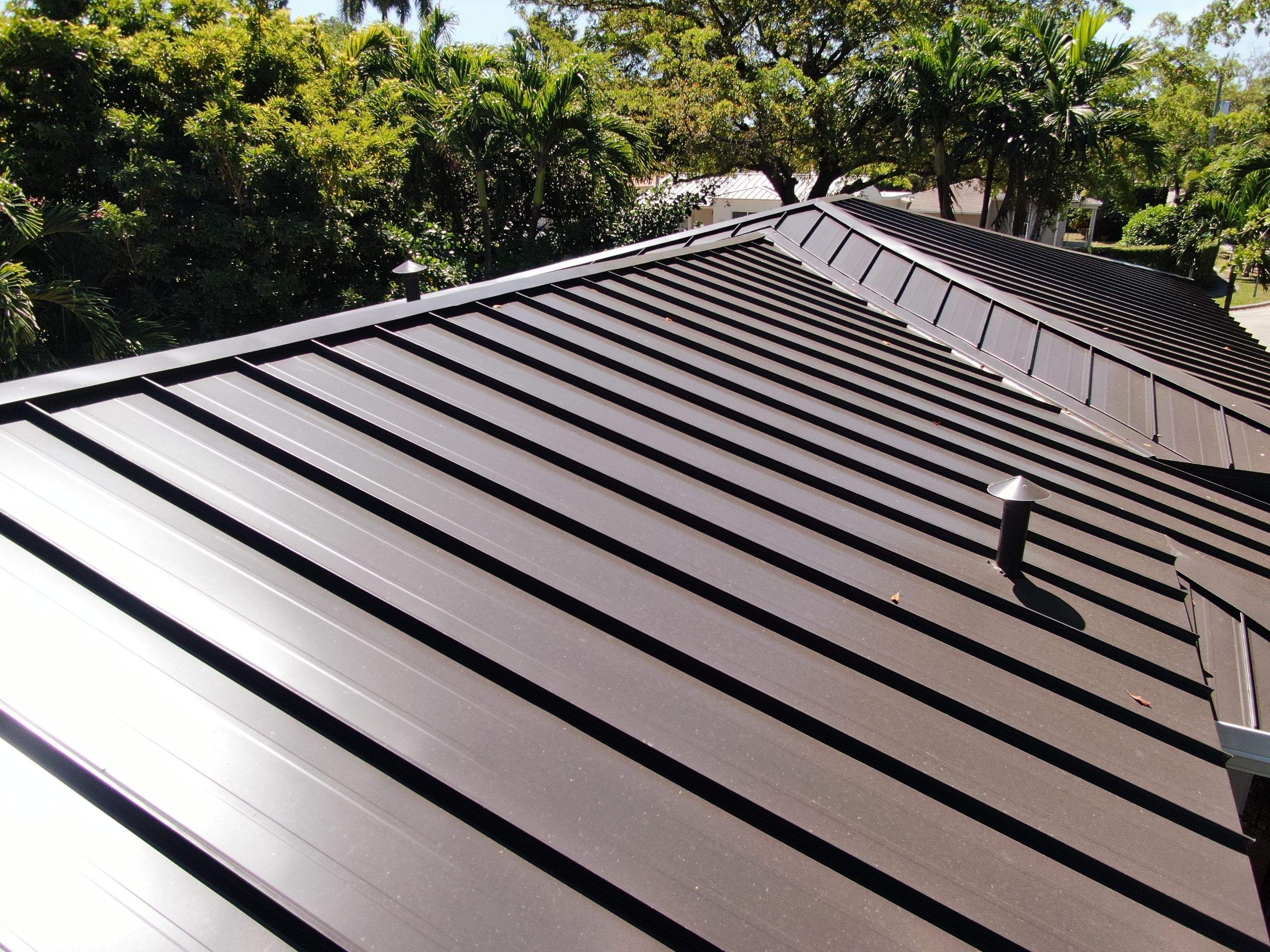 Metal Roof - Galvalume - Dark Bronze by Istueta Roofing