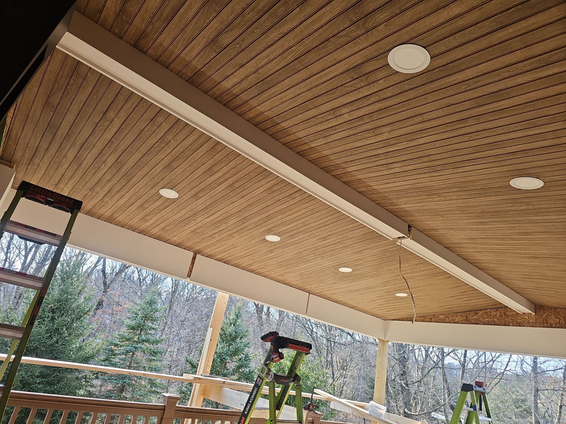 Hip Roof Build by Cousins Roofing Siding & Decks