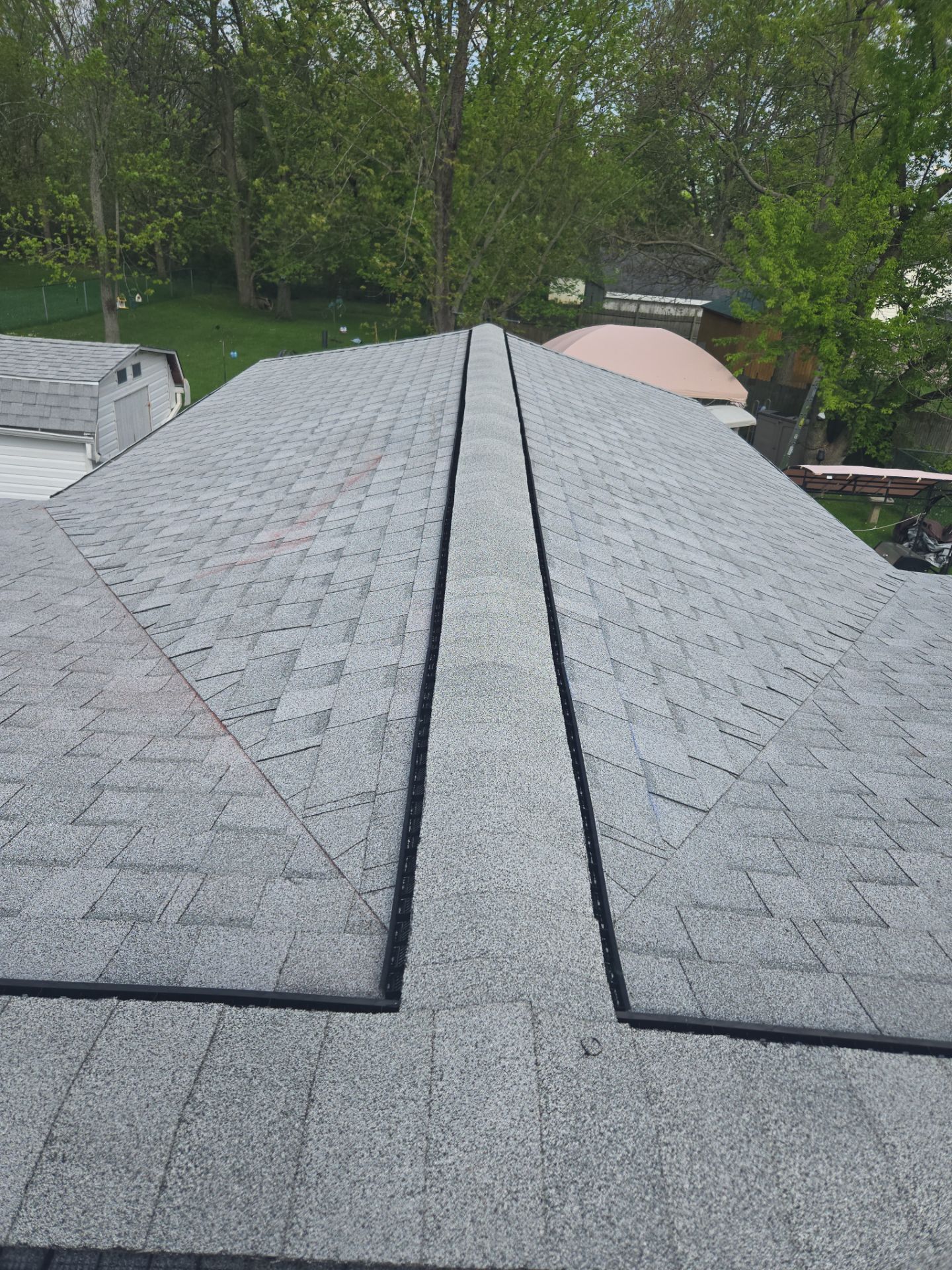 Atlas Pinnacle, Color, Oyster Shell, Drip Edge, Color, White by Eagle Eye Roofing