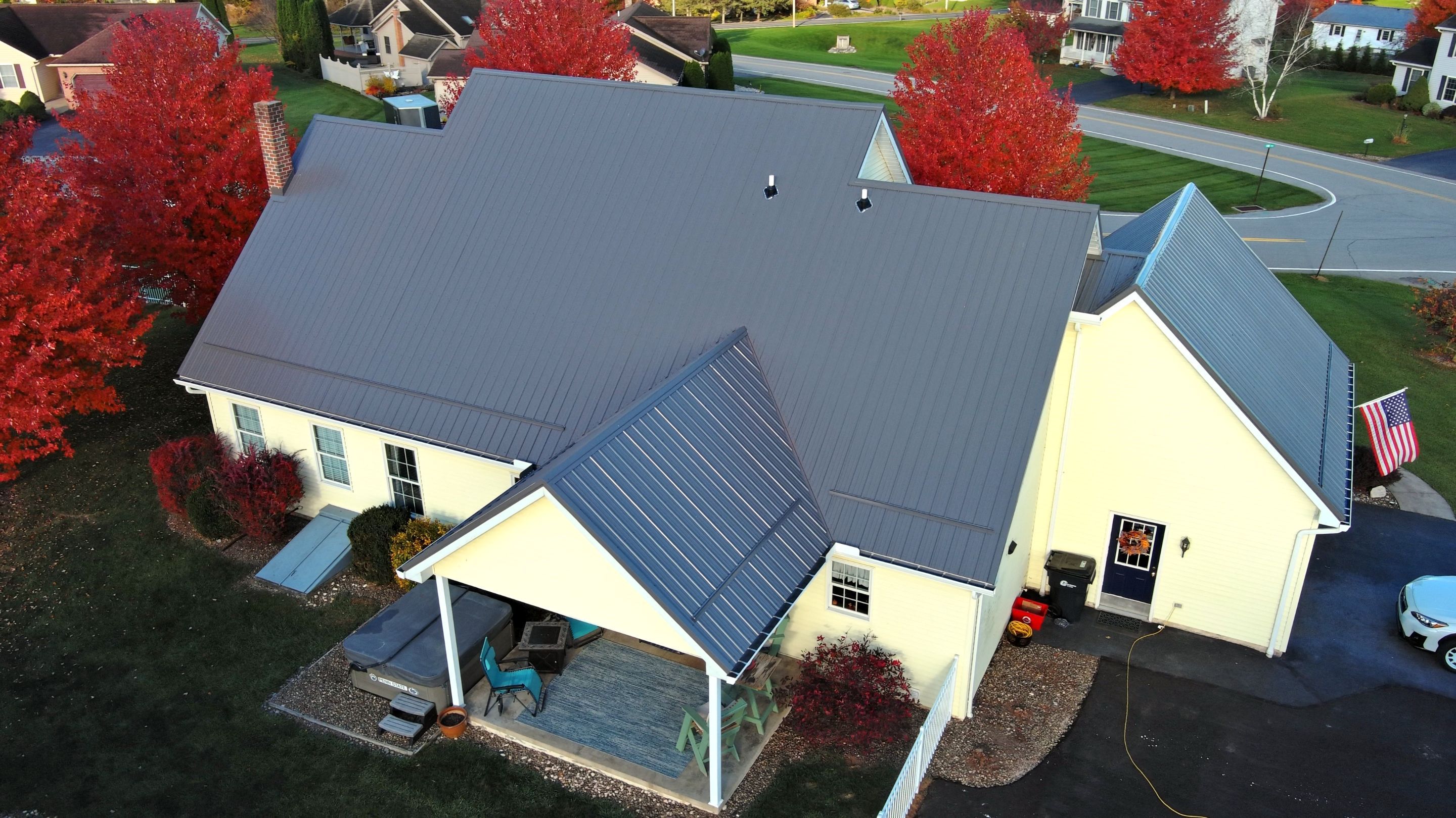 New Metal Roof Replacement in Bellefonte, PA by Starway Roof Systems