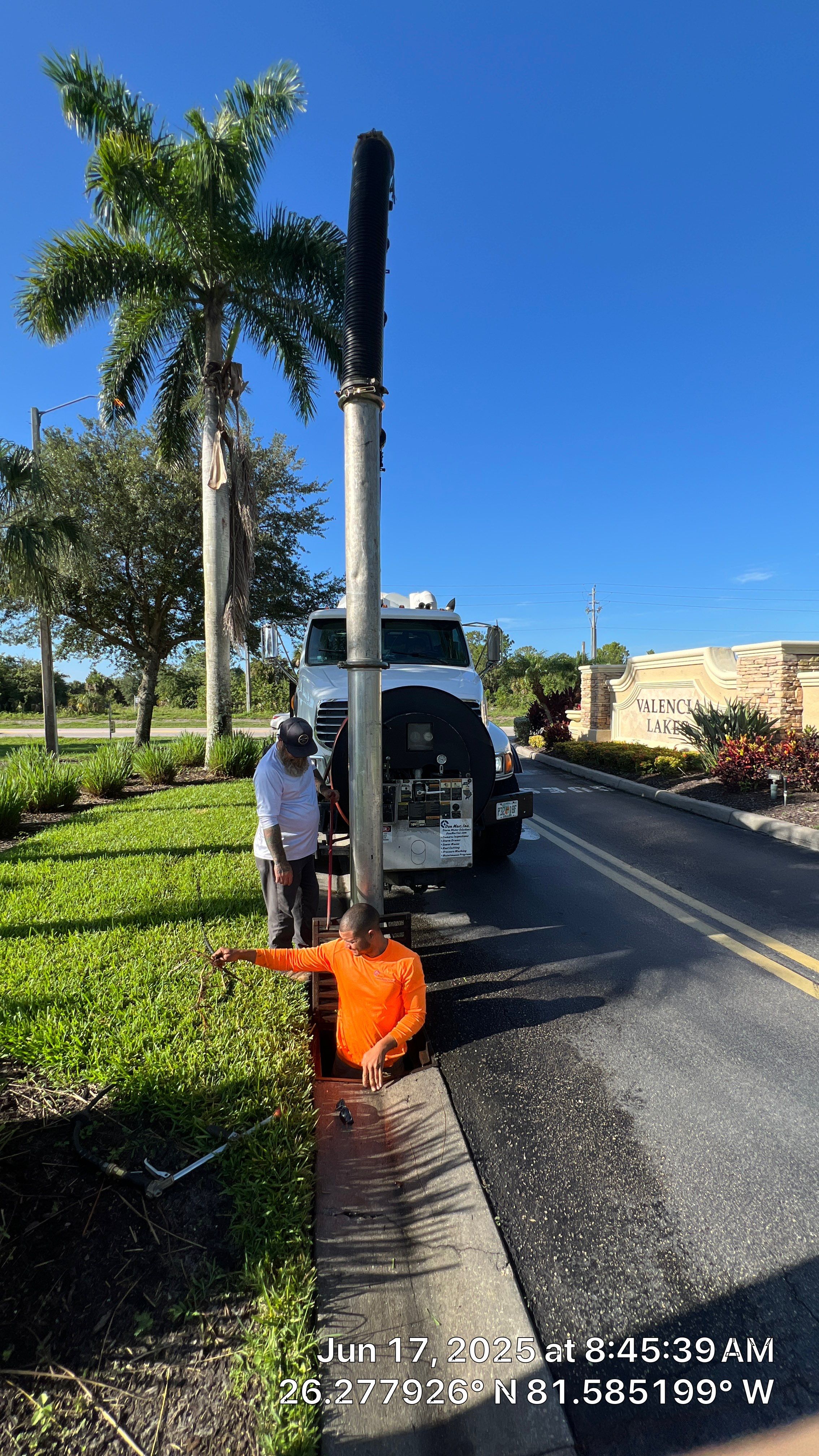 Naples Association Stormwater System Cleaning by APS Power & Water