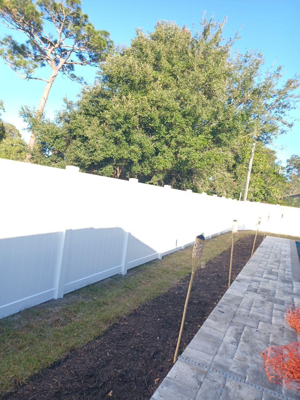 Venice, FL 6 ft. Tall White Vinyl Privacy Fence  by Asap fence and gates, LLC