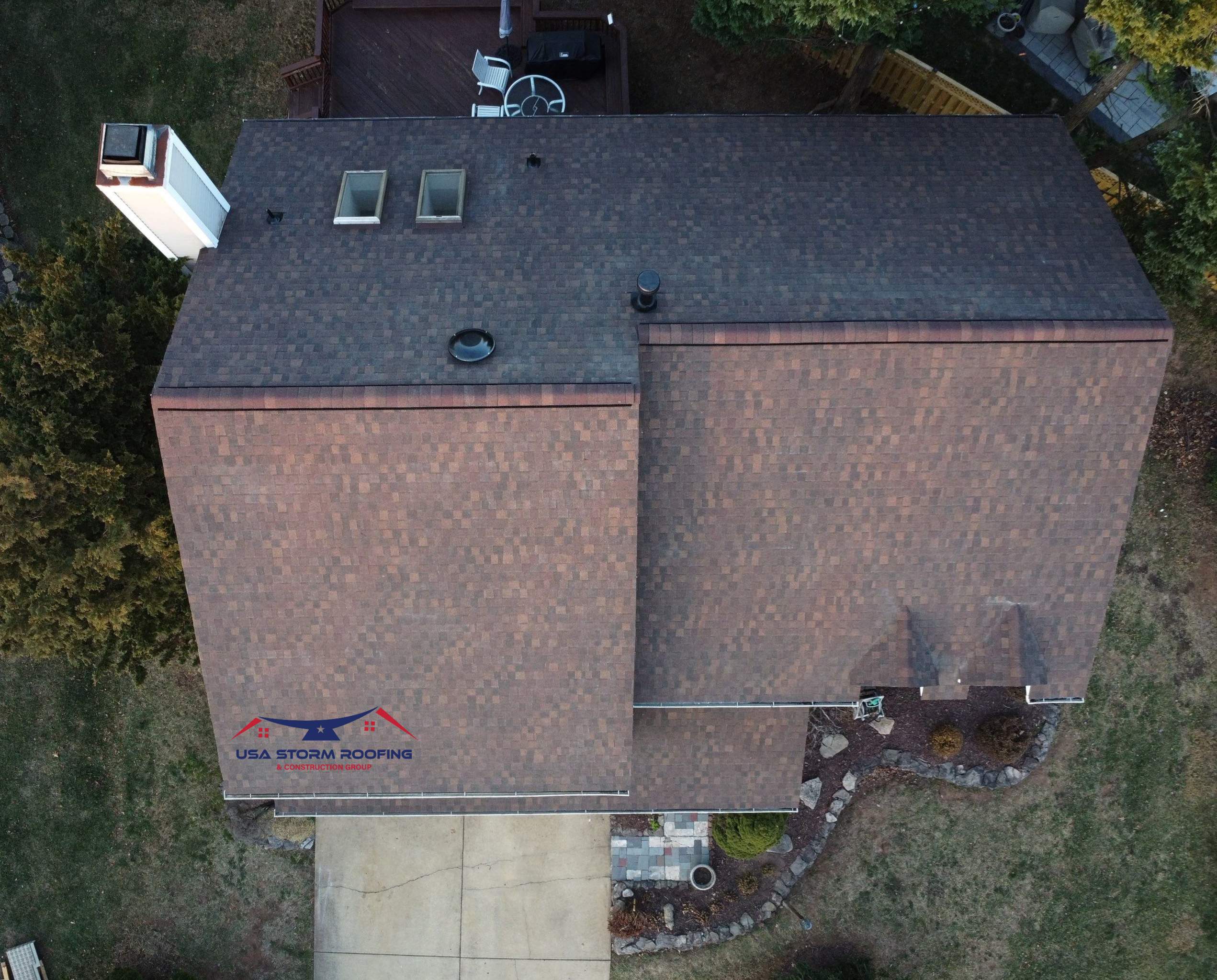 Roof Replacement Project in Centreville by USA Storm Roofing and Construction Group