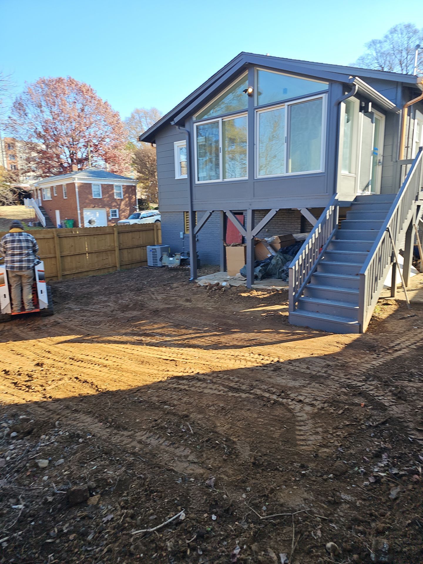 Residential Landscape Project Design/Build - (Custom Builder) by Carolina-Metro Landscape, Inc