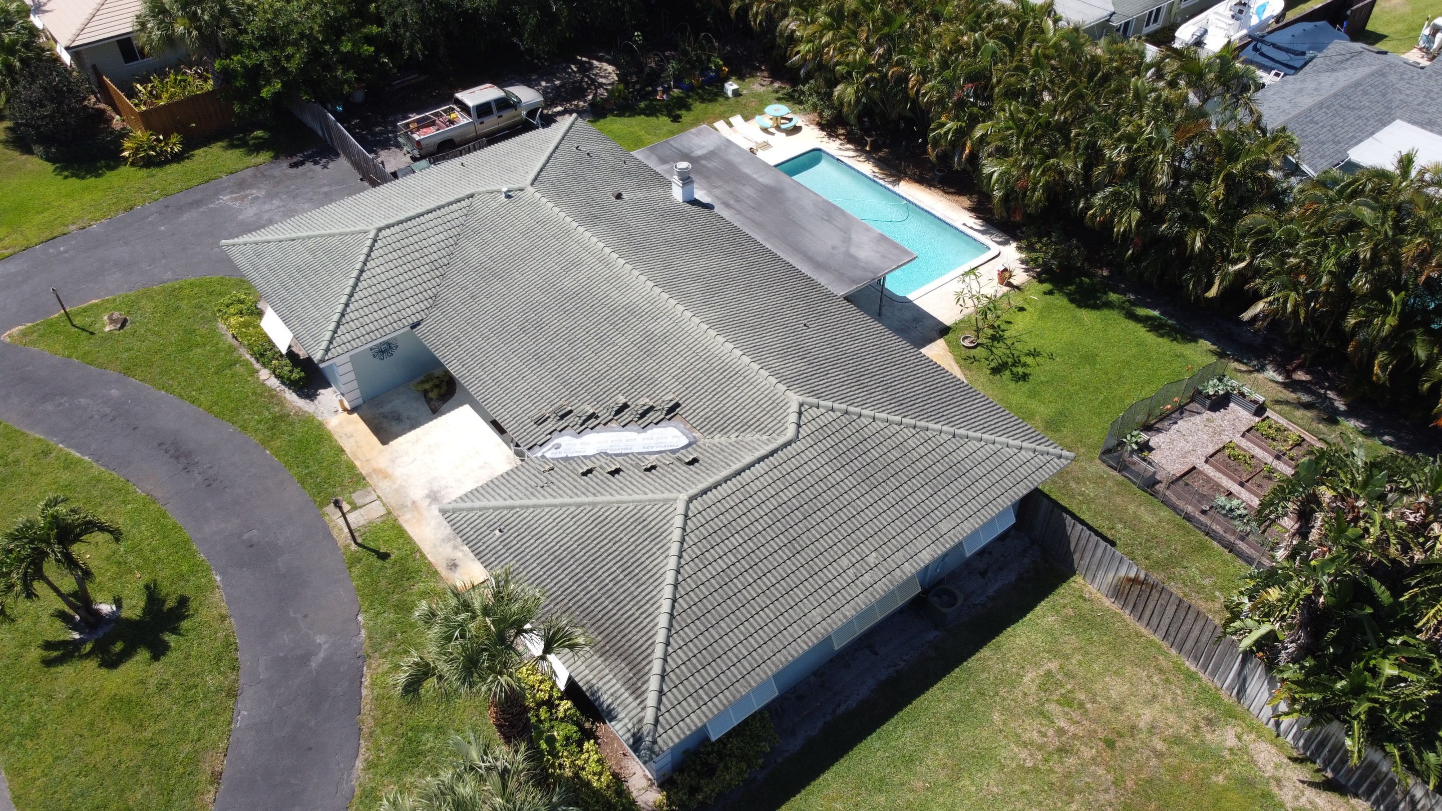 Residential Roofing Installation using 1" Nail strip metal roof by BLUES BROTHERS ROOFING
