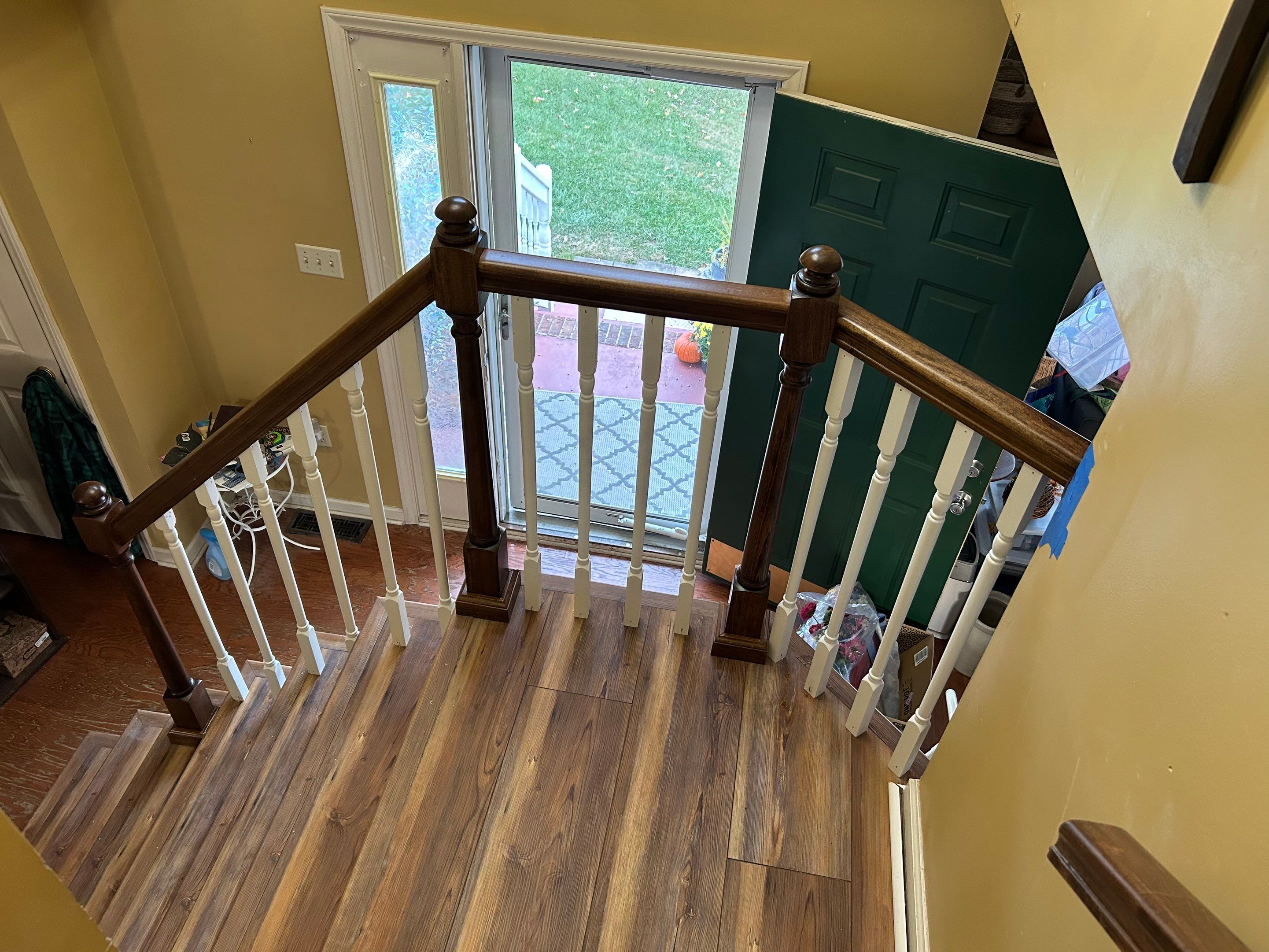 Staircase Remodel by Wolf Hills Restoration