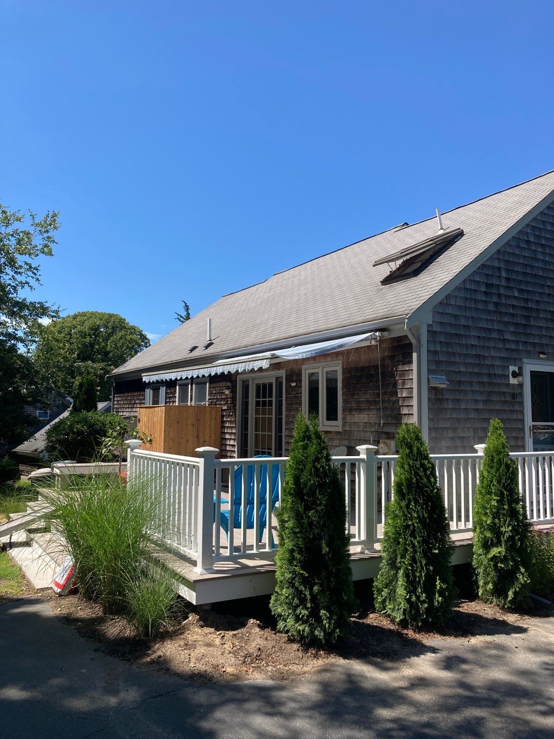 Yarmouth Port Gutter Installation using 5" K-Style Aluminum Gutter by Gutter Pro Enterprises