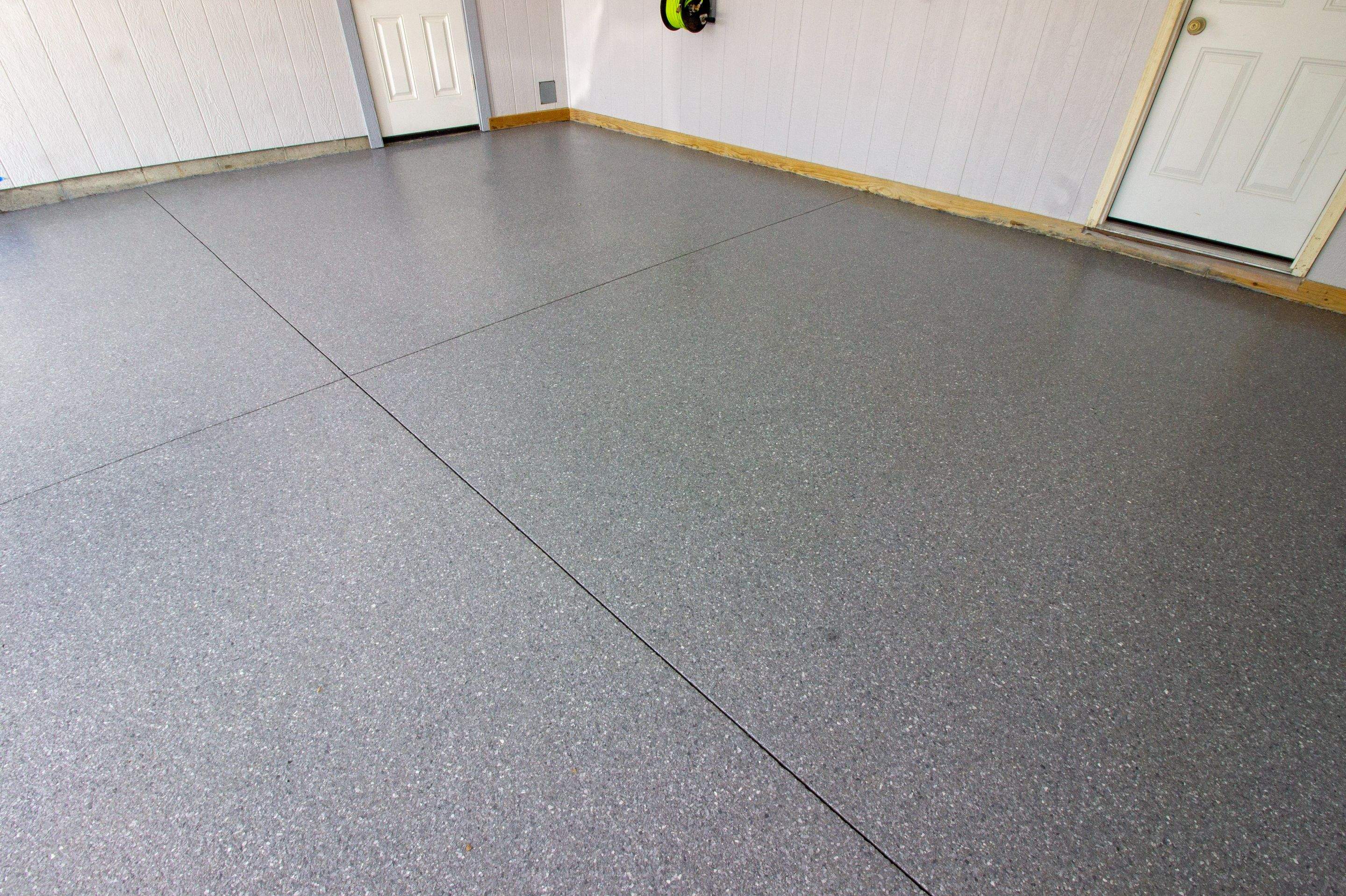 Garage Floor using Granite by Your1DayFloor.com