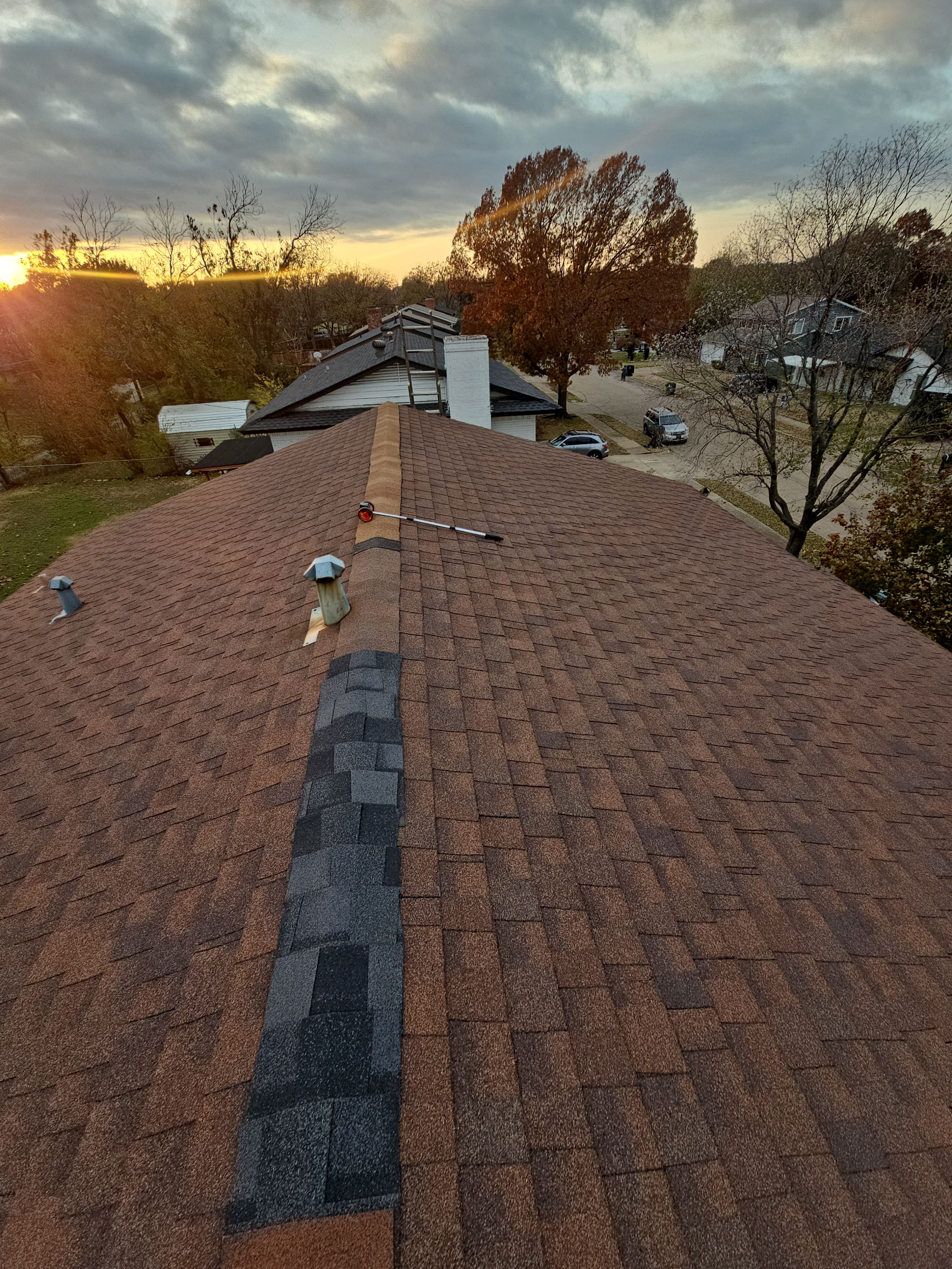 Premium GAF Roof Replacement & Ridge Vent Conversion in Garland, TX by road roofing llc