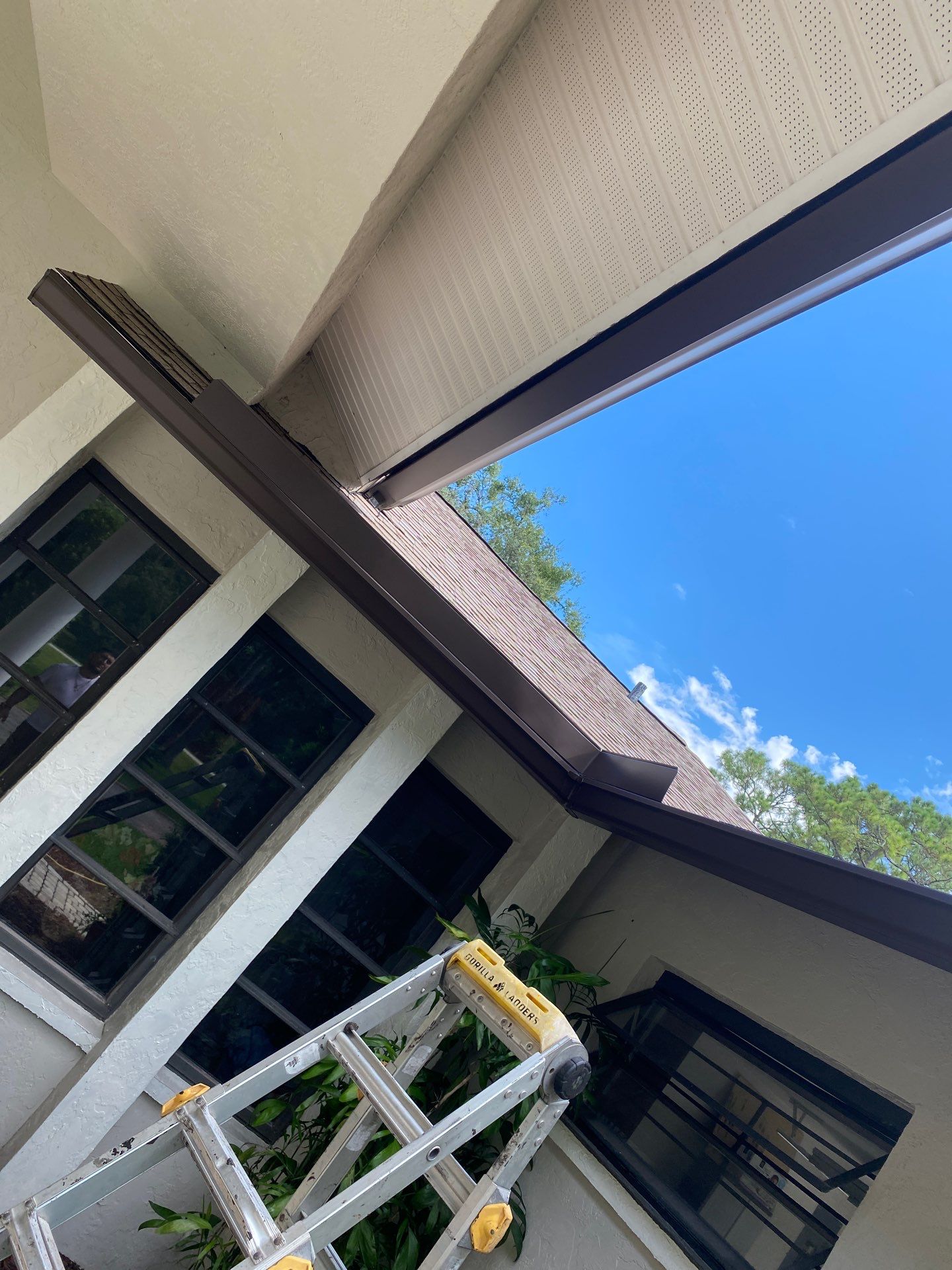 Black K-Style Gutters in Alva FL by Gutter Professors