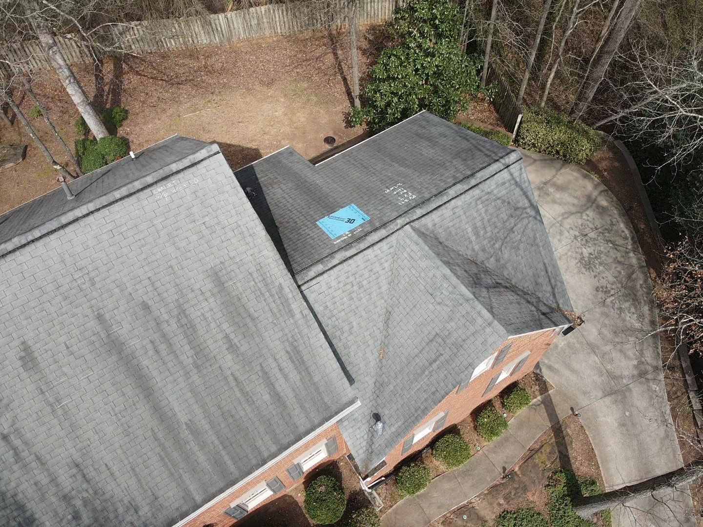 Residential Roofing Installation using Owens Corning Quary Gray by Inspector Roofing and Restoration