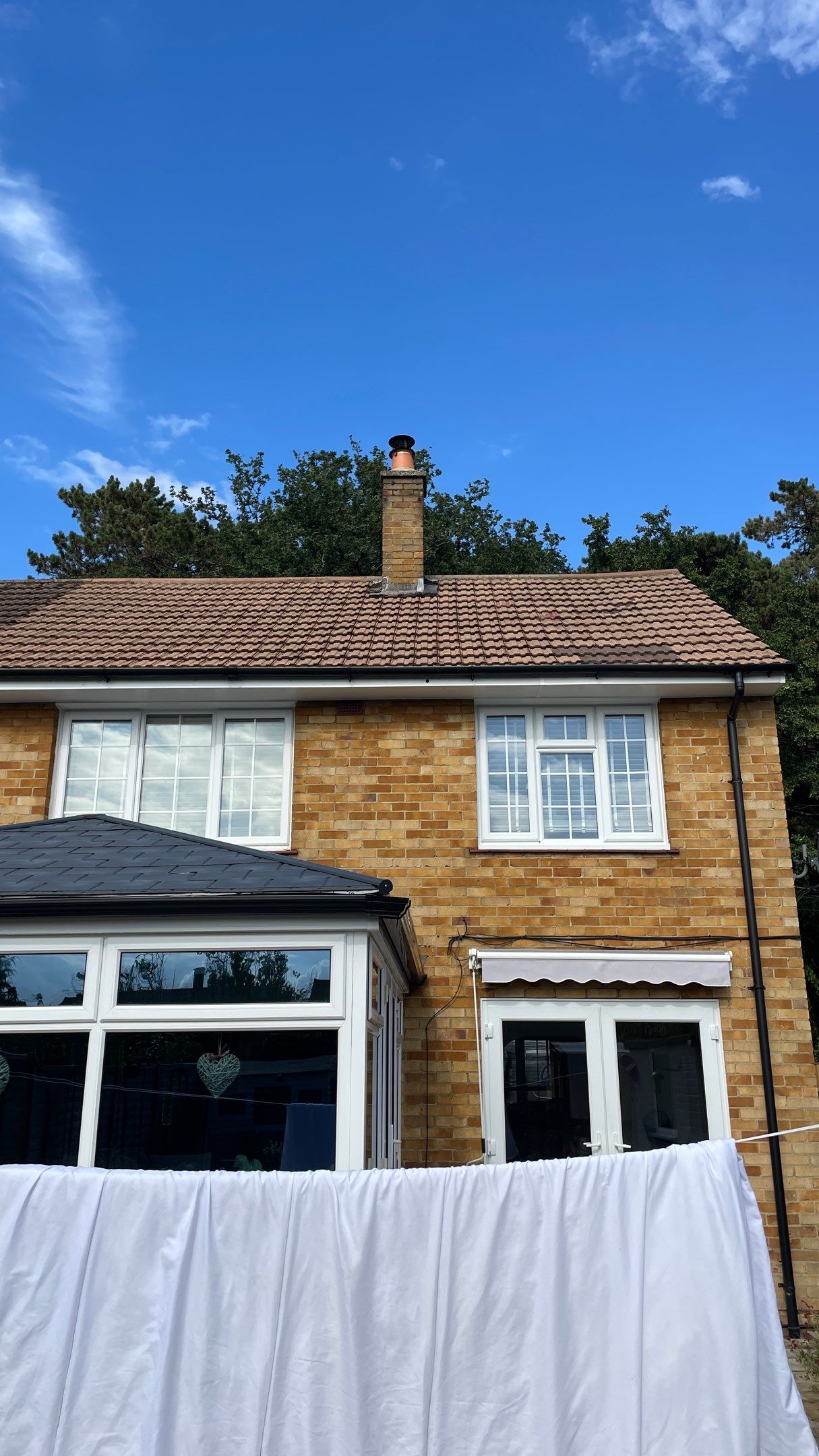 Roof Clean  - Moss Removal - Gutter Clean using Honda 15lpm Low Pressure Washing Machine by Ges Exterior Cleaning ltd