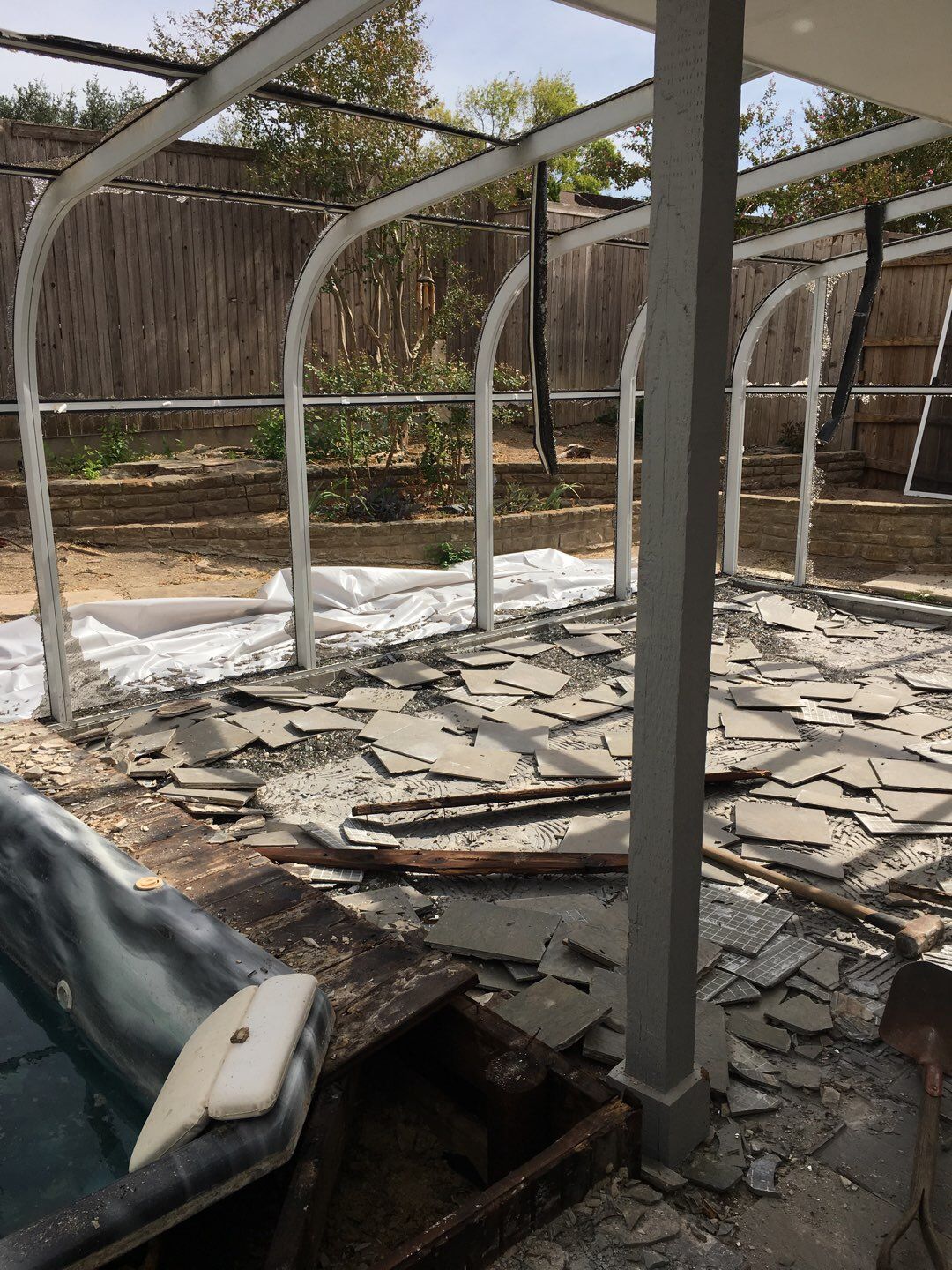 Enclosed Patio Remodel by First Out Roofing 