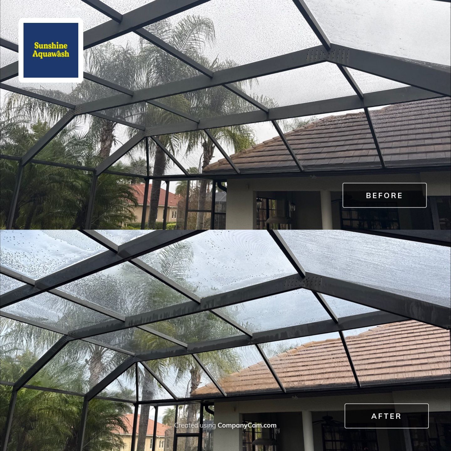 Tile Roof, Gutter & Pool Cage Cleaning – Lakewood Ranch Country Club, Lakewood Ranch, FL by Sunshine AquaWash