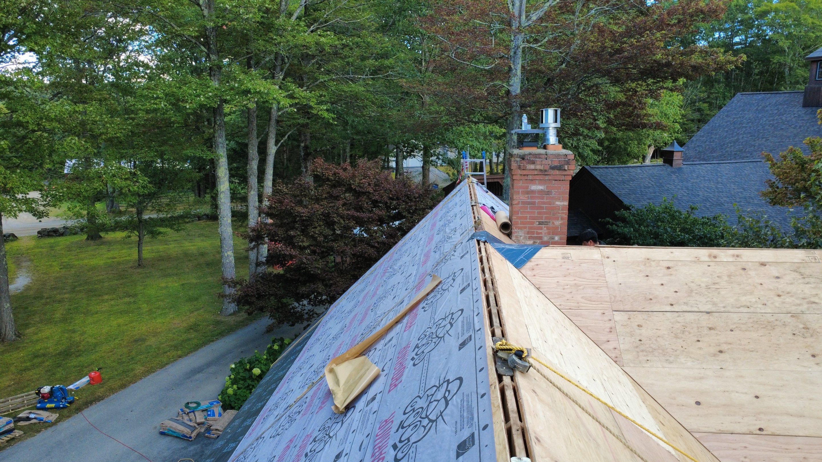 Garage & Barn Roof Replacement in Greenfield, NH | Owens Corning Shingles by Adam Vaillancourt Roofing LLC
