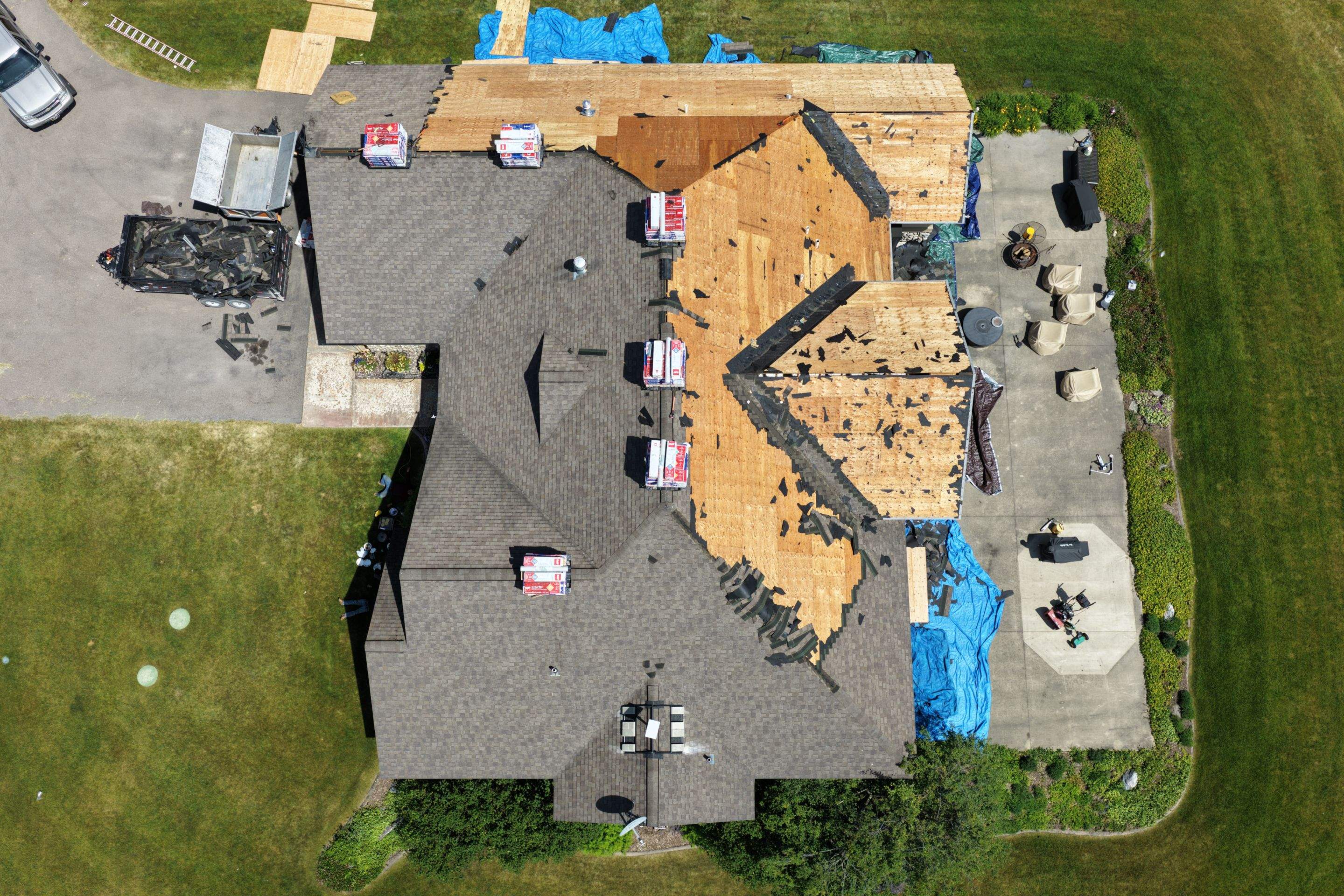 Roof Replacement using GAF Timberline HDZ - Midnight Mesa  by Montana Roofing Solutions
