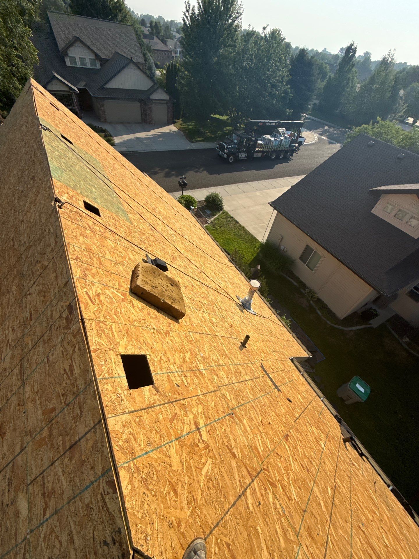 Complete Residential Roof Replacement with Architectural Shingles in Star by Olive Roofing
