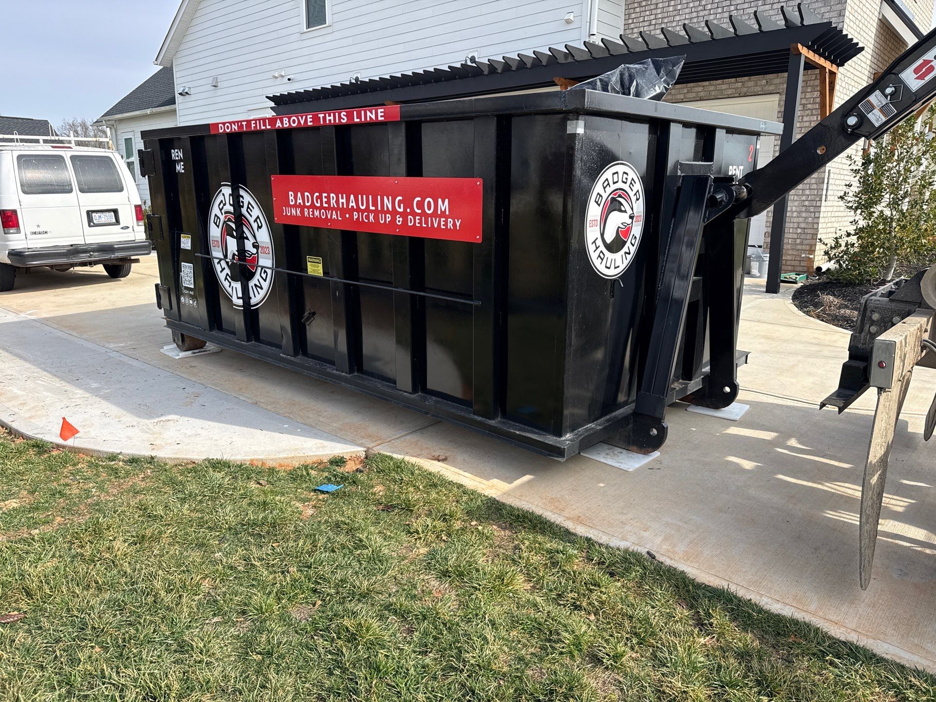 Project in Marvin by Badger Hauling