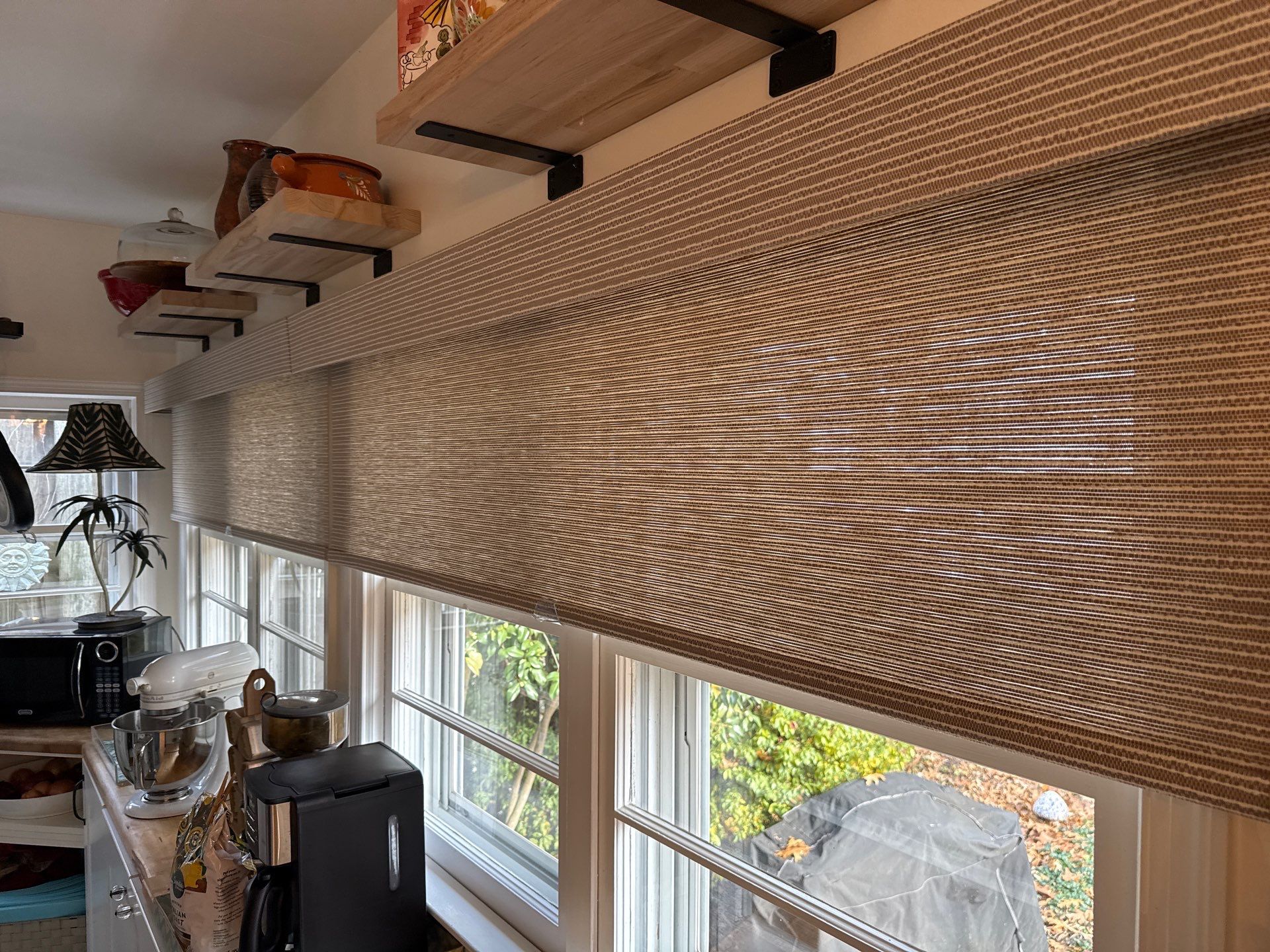 Roller Shade Installation in Severna Park by Southern Maryland Custom Blinds
