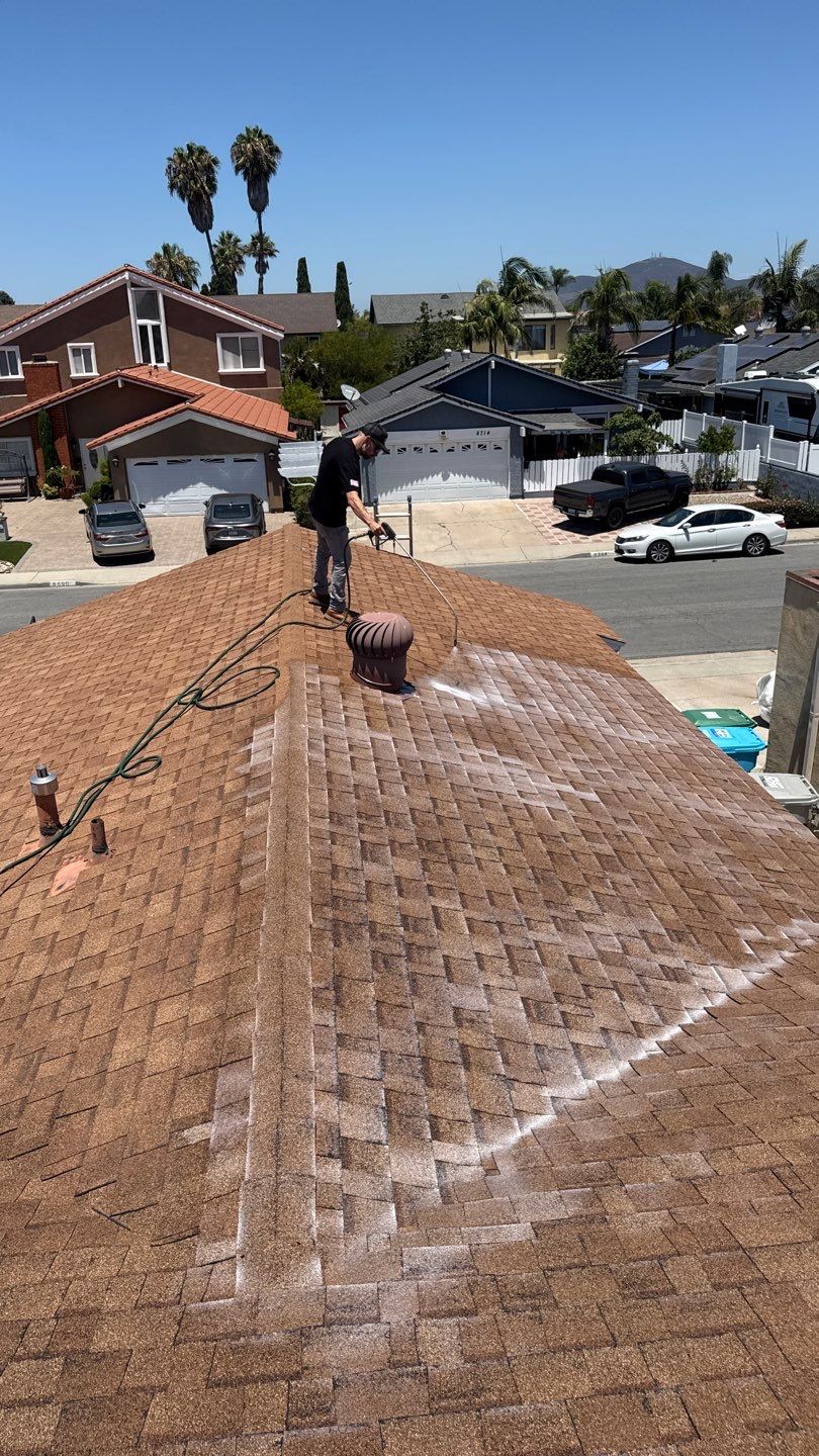 Asphalt Shingle Roof Rejuvenation and Vent Sealing in San Diego by Reliable Roofing San Diego Inc.