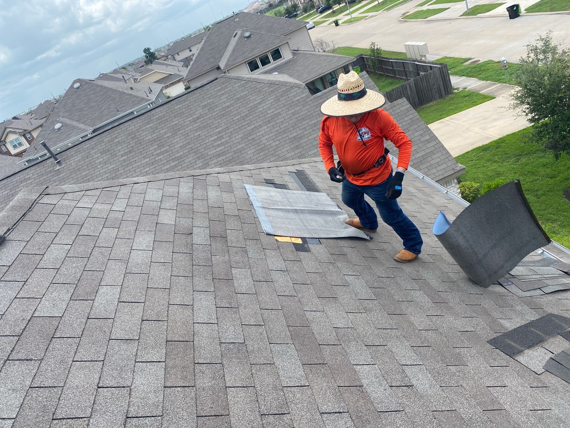 Residential Roofing Repair using Owen's Corning Duration (Lifetime) Shingles by Roof Repair Company