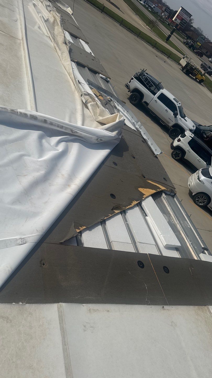 Commercial Roofing Repair using DURO LAST by Grell Roofing, LLC
