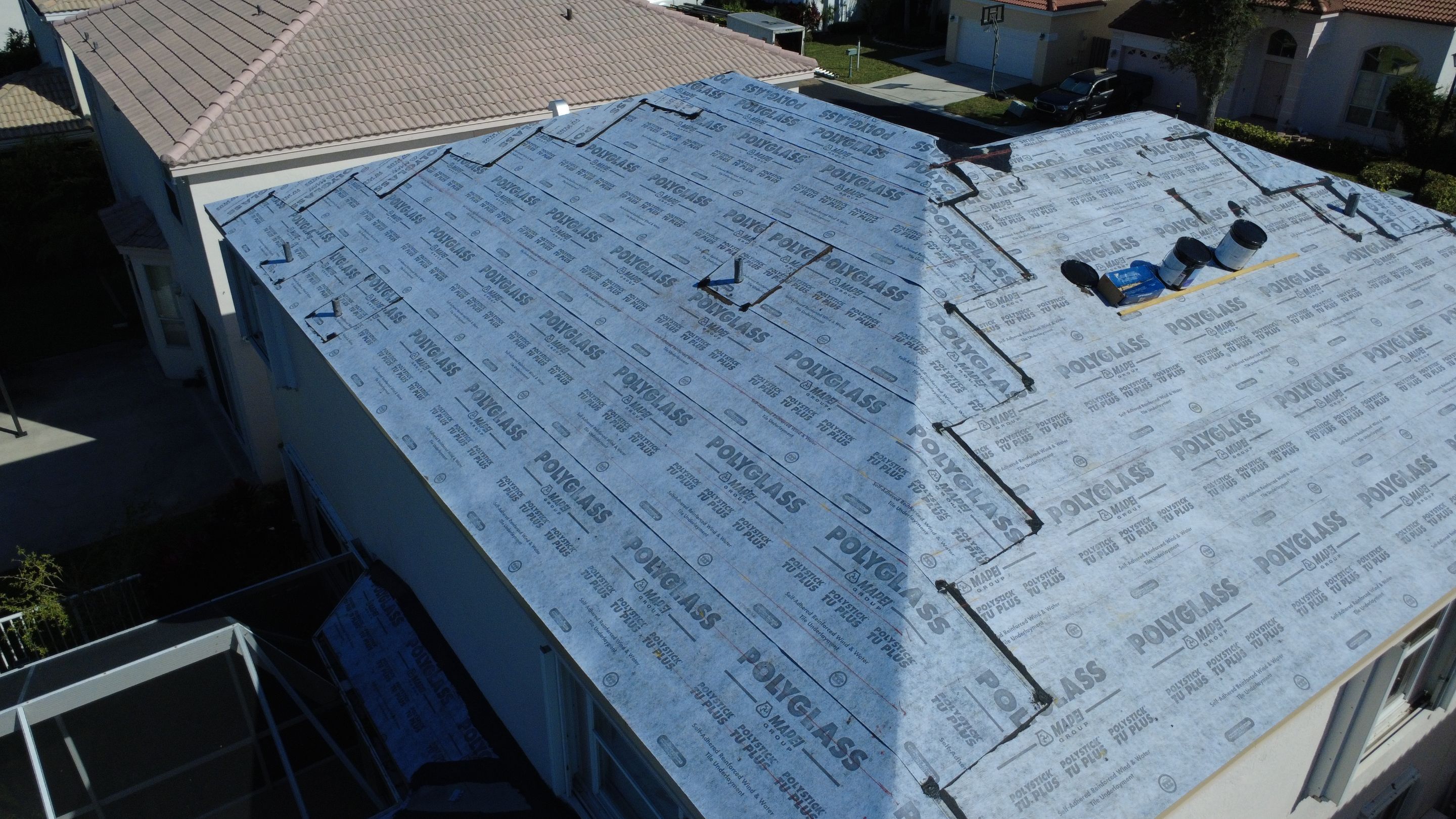 Residential Roofing Installation using Westlake Roofing Tile by BLUES BROTHERS ROOFING