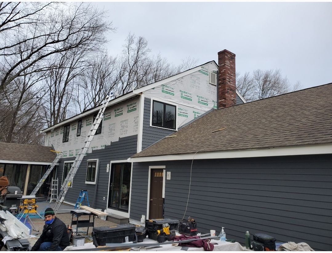Siding Installation using James Hardie by UBrothers Construction