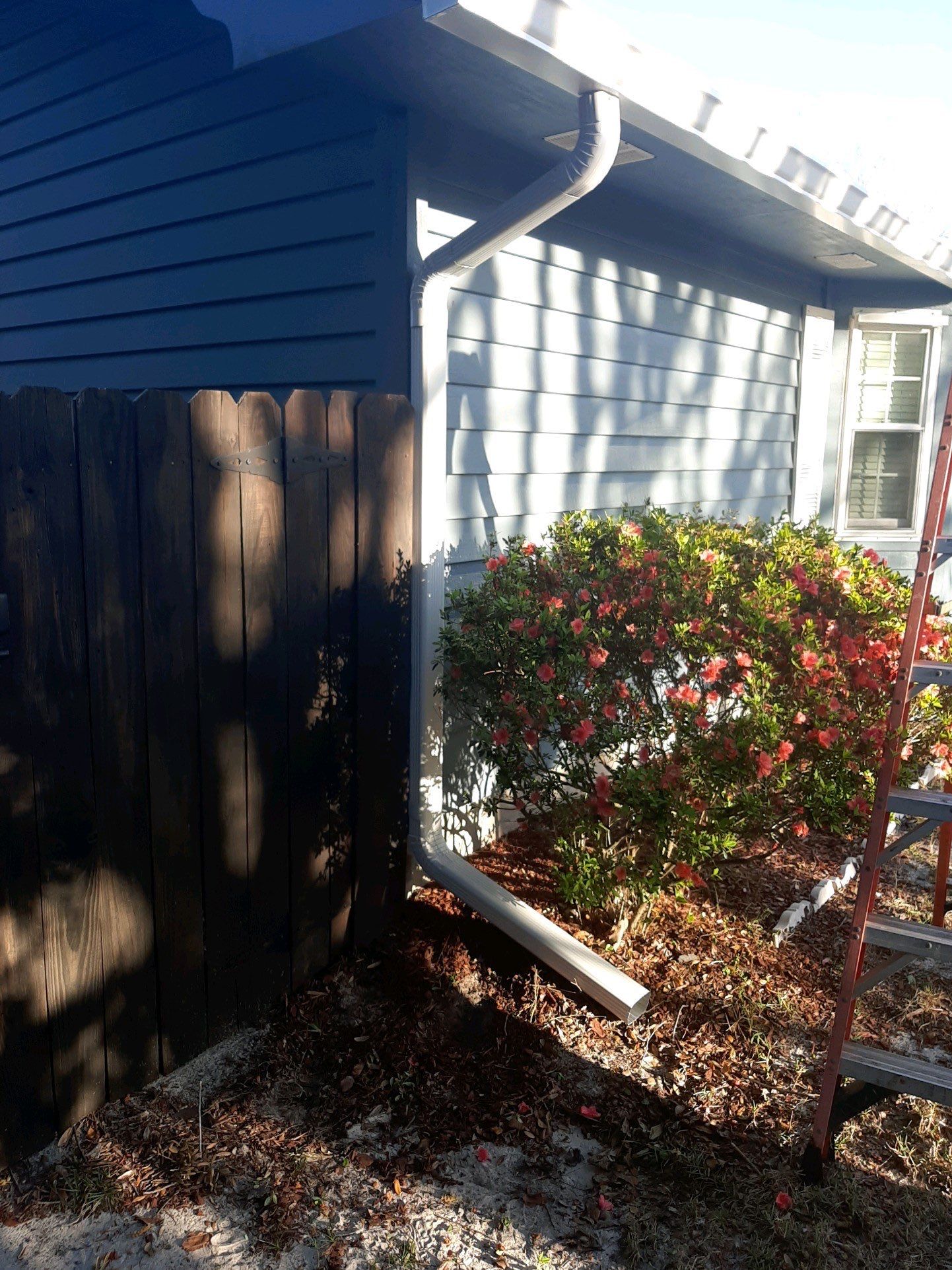 Seamless Gutter Installation Using White K-Style Gutters  by Gutter Professors