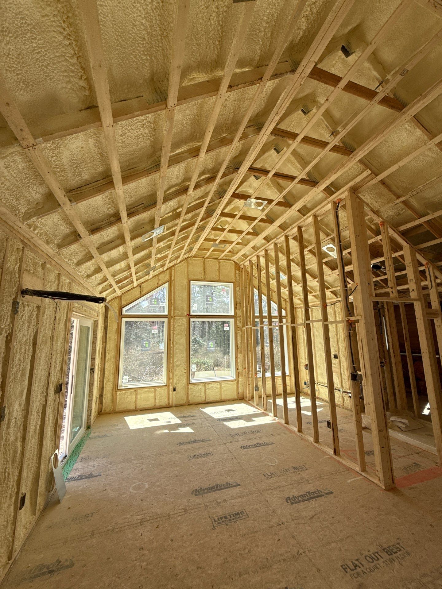 Spacious 625 sf Home Addition with Office, Bath, and Laundry by Chagnon Building & Remodeling LLC
