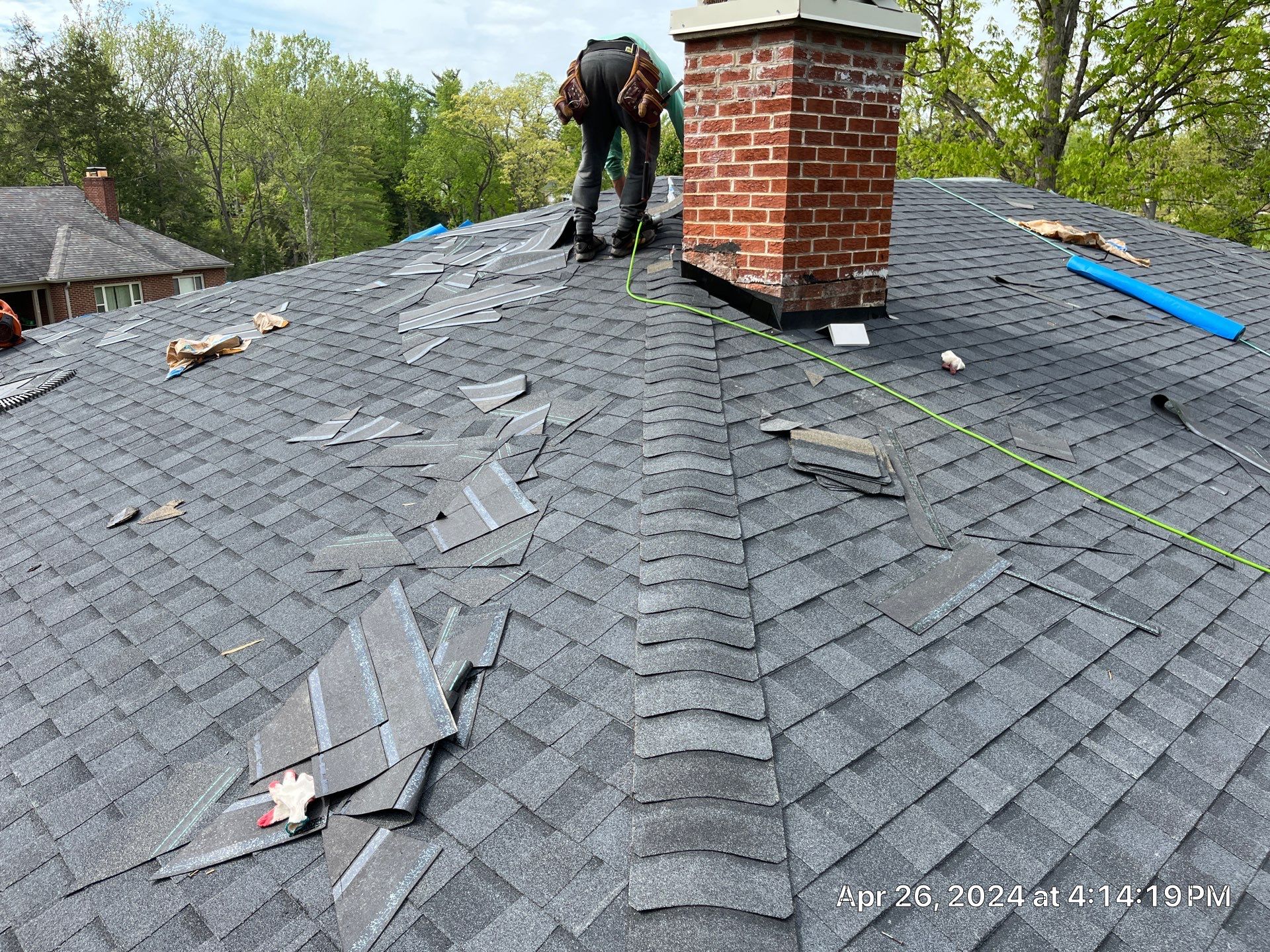 Residential Roofing Installation using Certainteed Landmark Pro Shingles by Fahey Roofing + Contracting