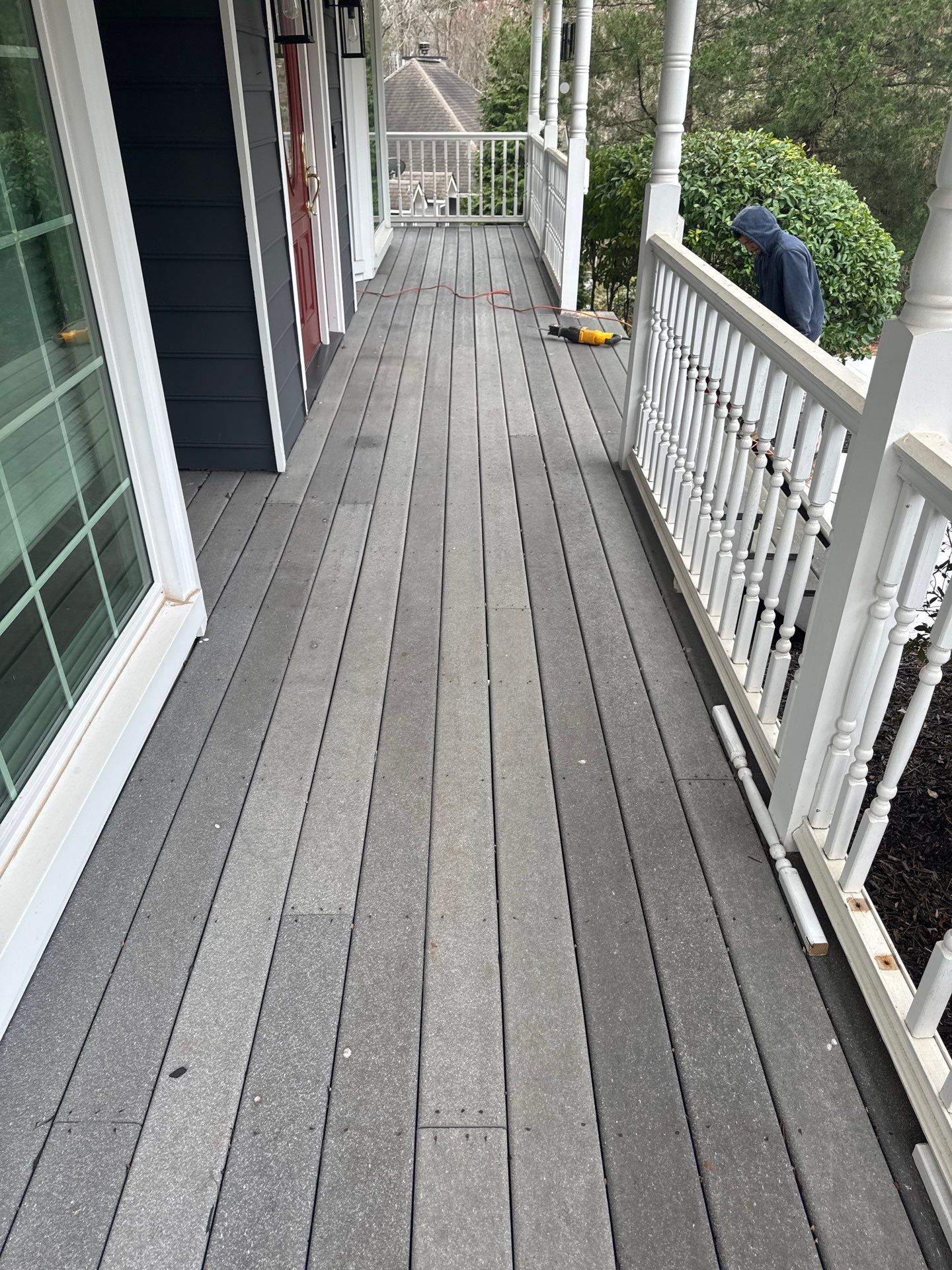 Front porch renovation by Swift Home Renovations