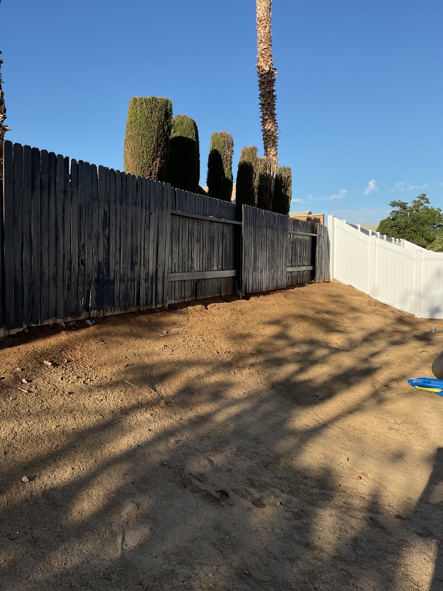 Wood fence replaced by Fence Guys Inc. 