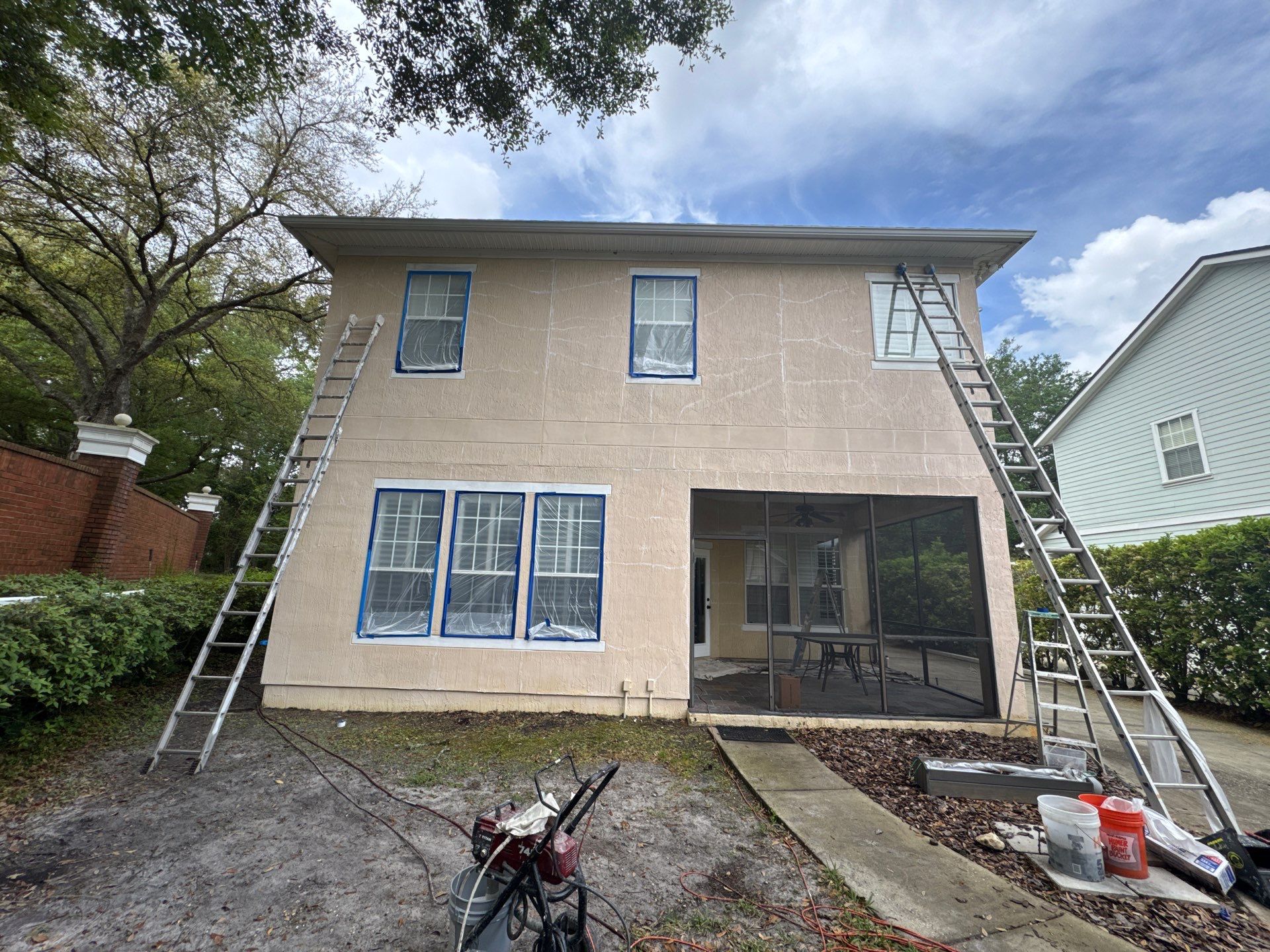 Hampton Park, Jacksonville FL 32256 — Exterior Painting Project by A New Leaf Painting, LLC