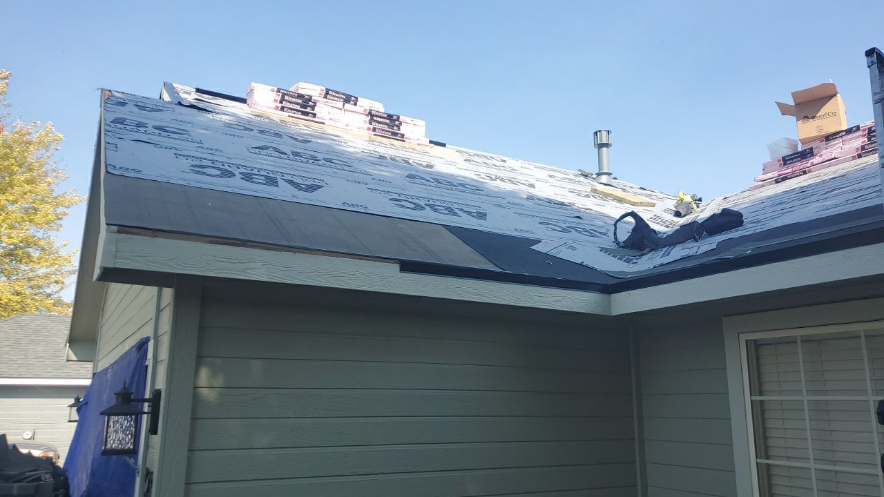 Kuna Idaho Residential Roofing Installation using Owens Corning by ID Roofing LLC